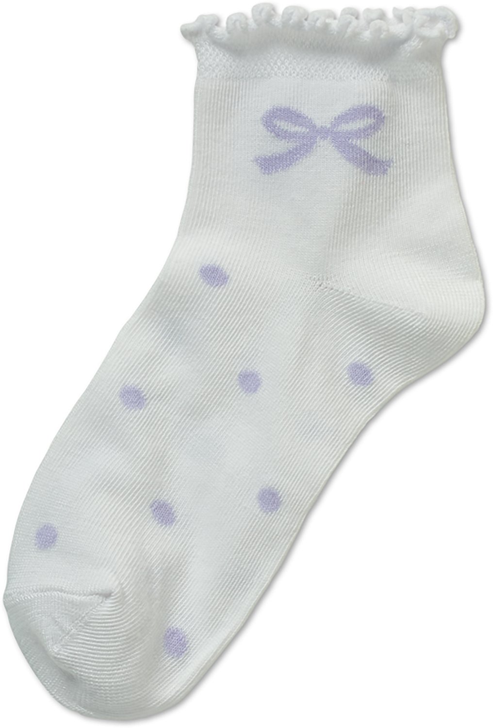 BCG Girls' Bows and Ruffles Quarter Socks 6-Pack - view number 7