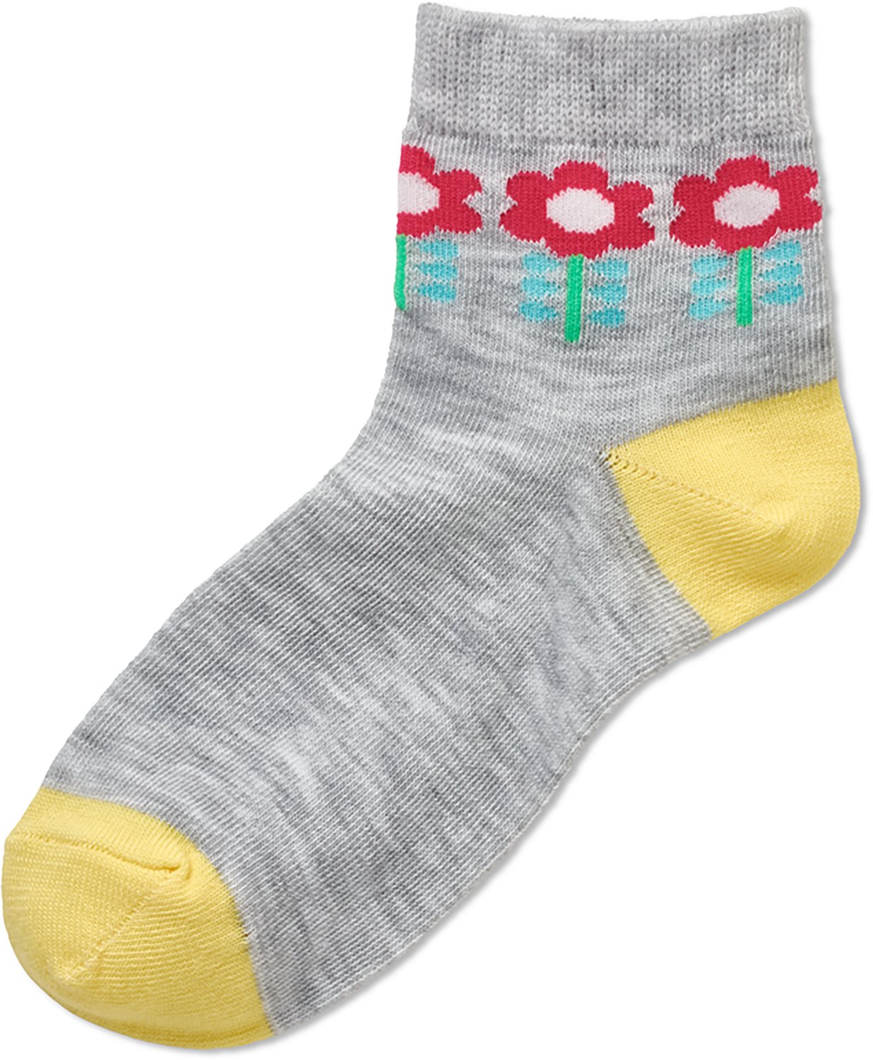 BCG Girls' Rainbows and Sunshine Quarter Socks 6-Pack - view number 4