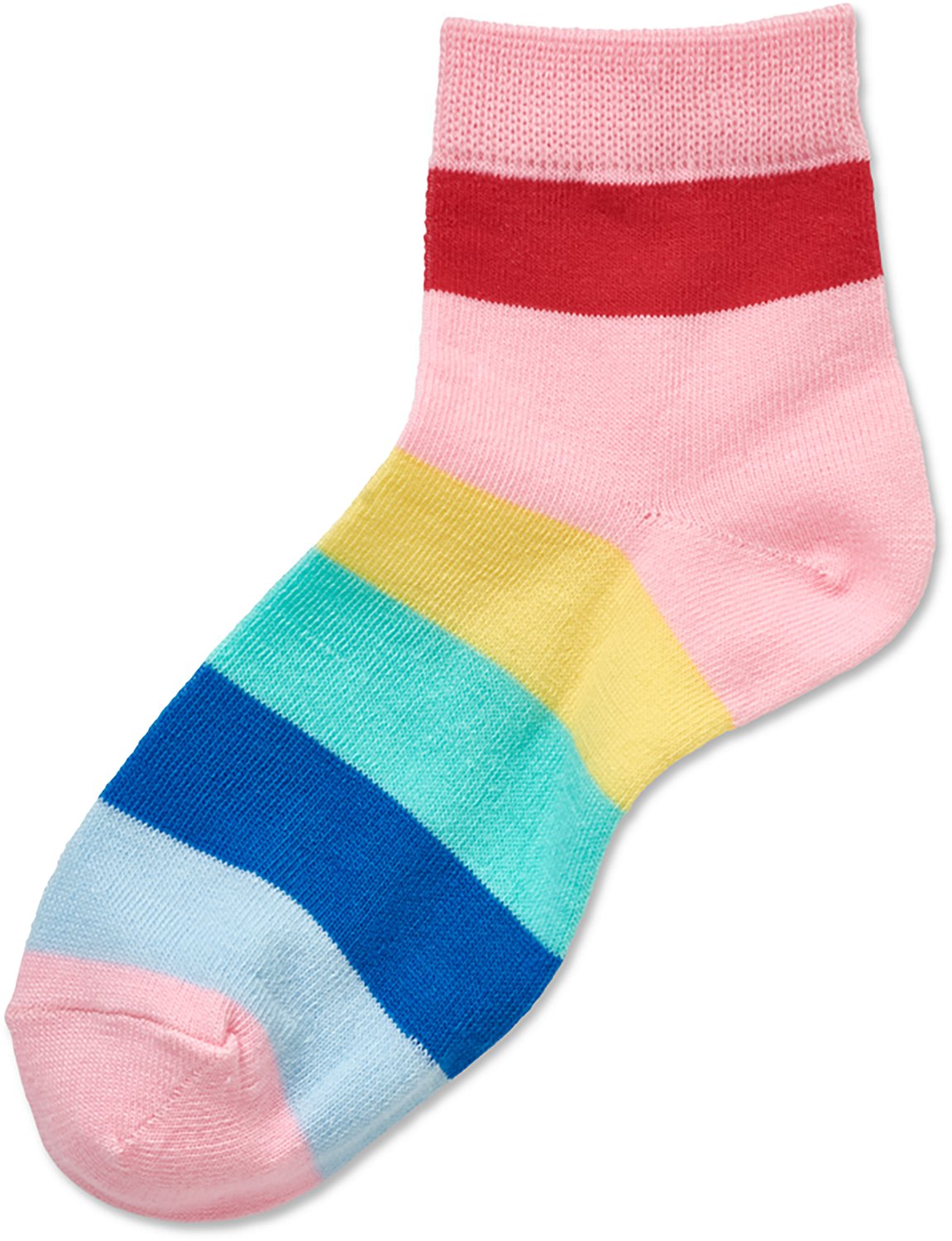 BCG Girls' Rainbows and Sunshine Quarter Socks 6-Pack - view number 5