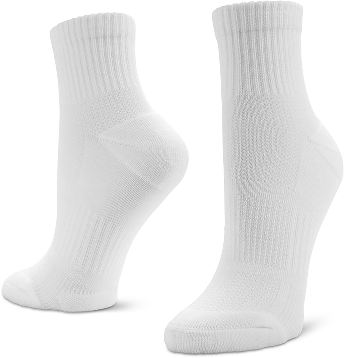 BCG Women's Mesh Wicking Quarter Socks 6-Pack - view number 6