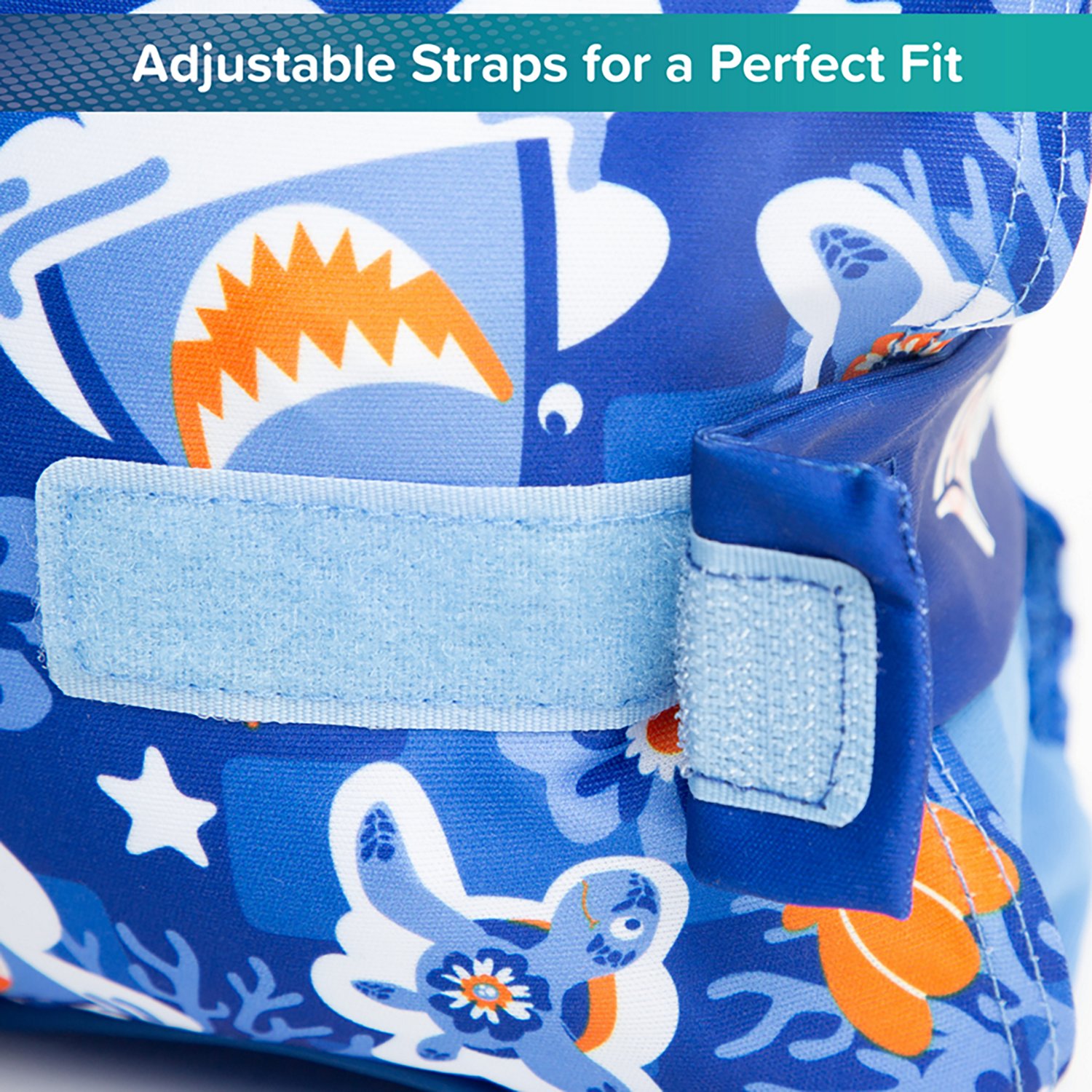 Aqua Leisure Boys’ Floateeze Blue Turtles Arm Bands  - view number 5