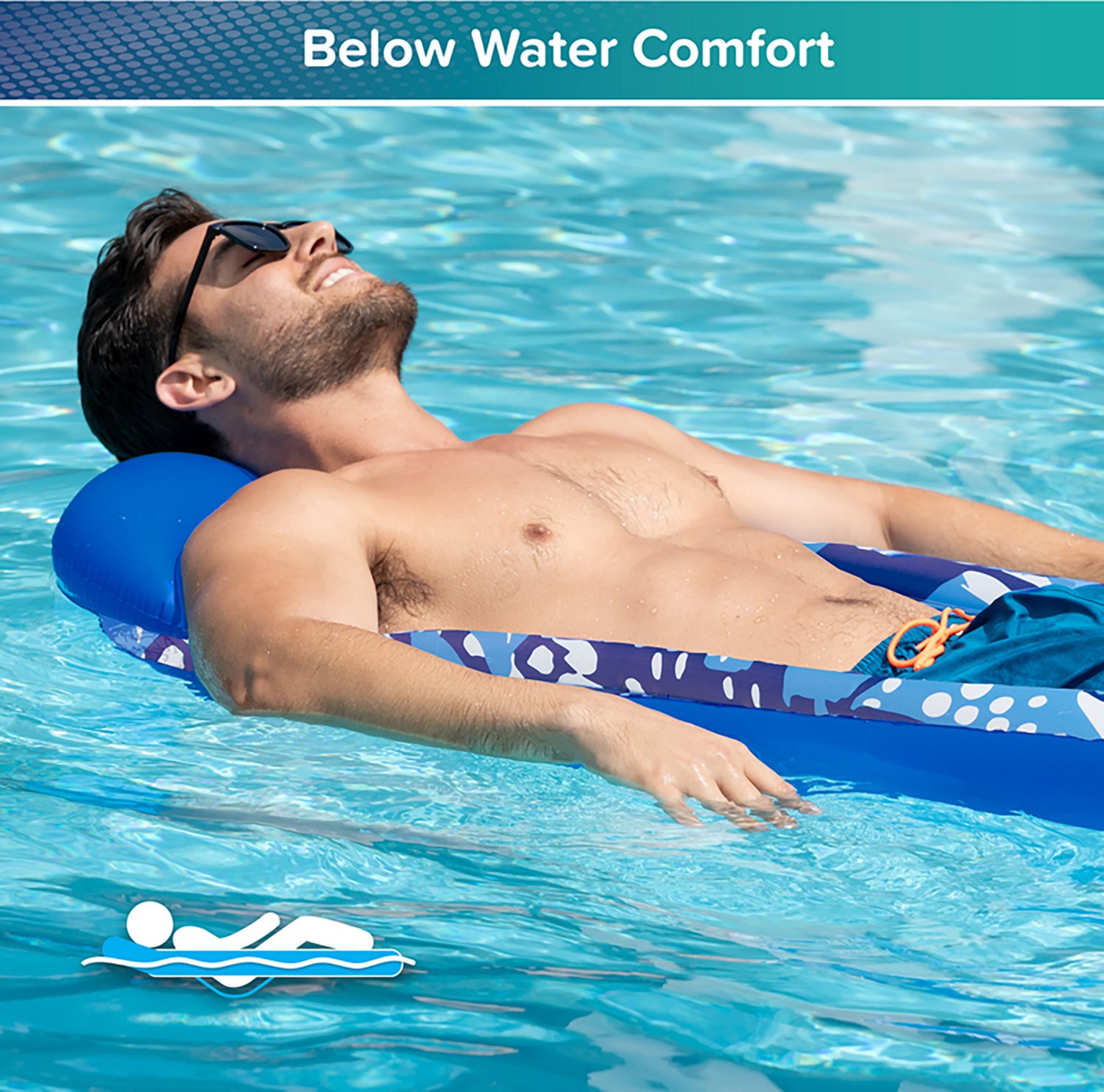 Aqua Leisure Tropidelic Navy Sunset Lounge - view number 4