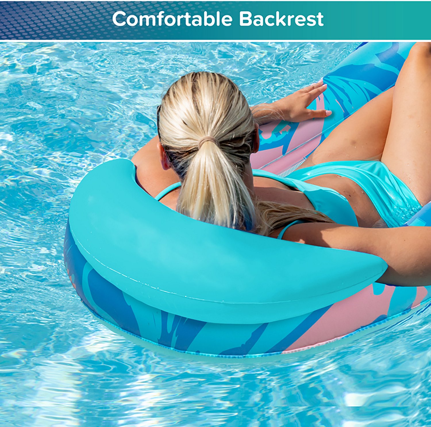 Aqua Leisure Floral Beach Sunset Lounge - view number 2