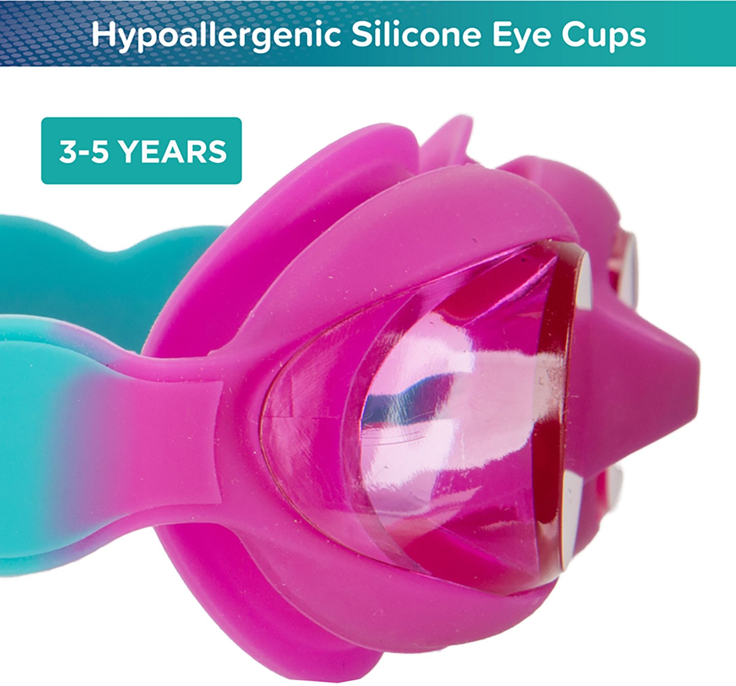 Aqua Leisure Girls’ LTS Pink Turtle Goggles - view number 4