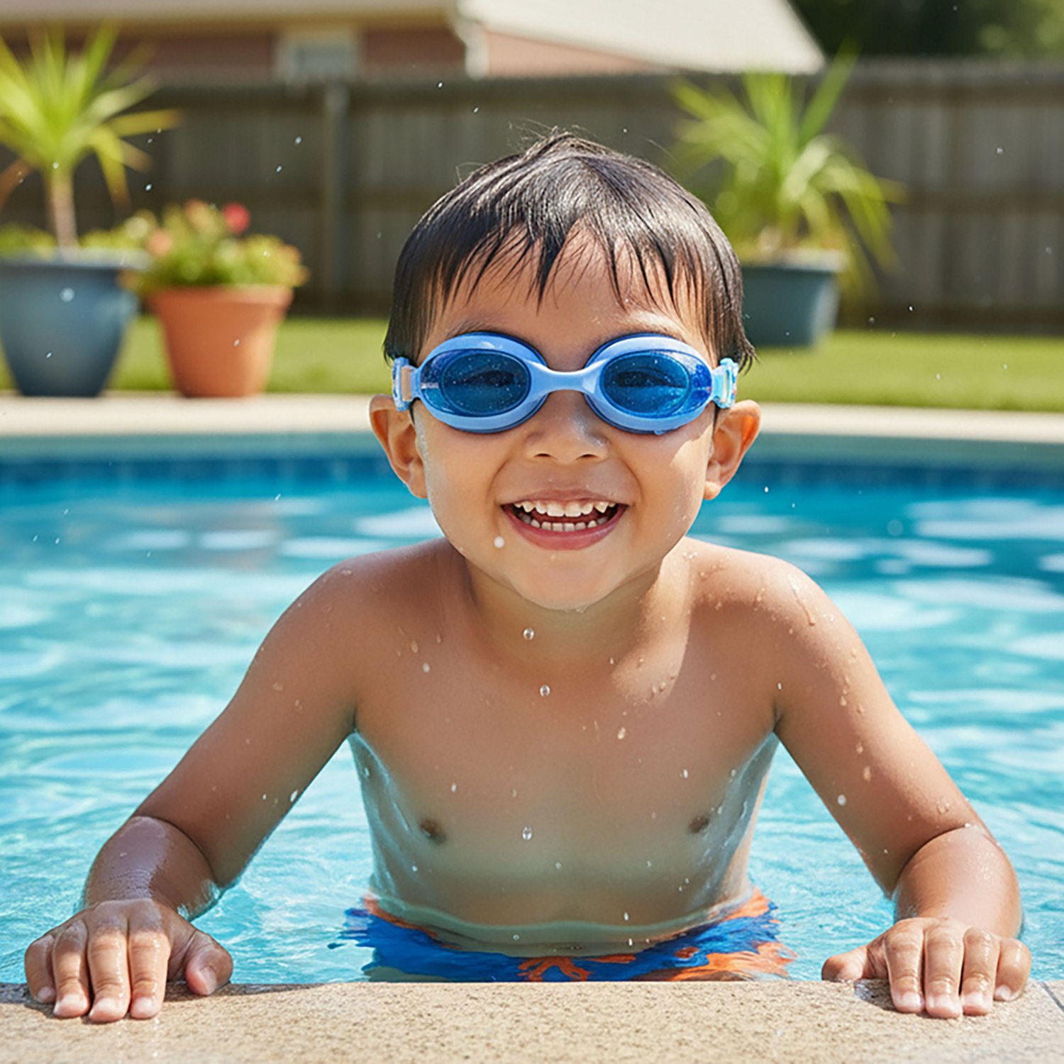 Aqua Leisure Boys’ LTS Blue Turtle Goggles - view number 3