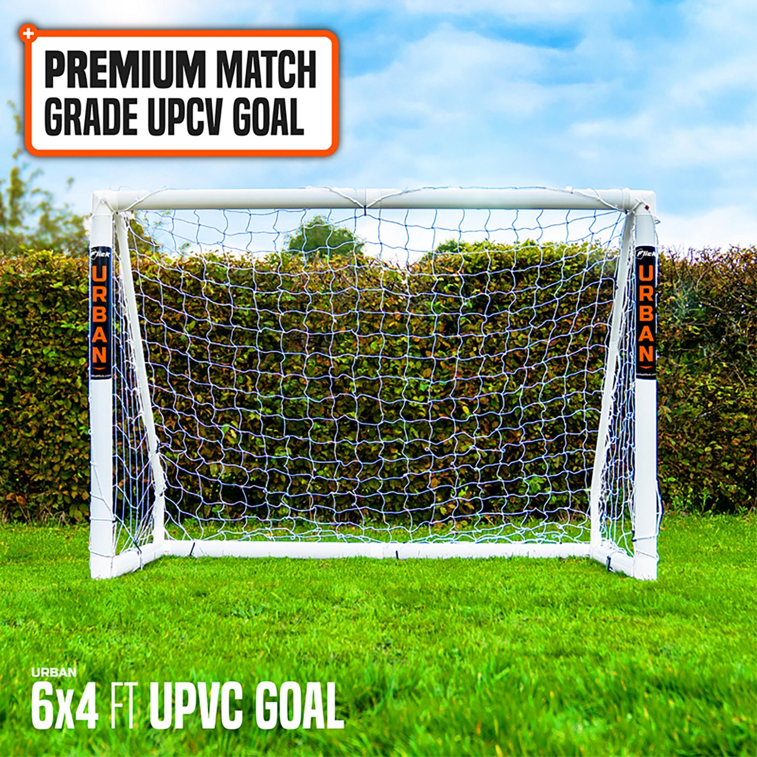 Flick Urban 6 ft x 4 ft UPVC Soccer Match Goal - view number 3