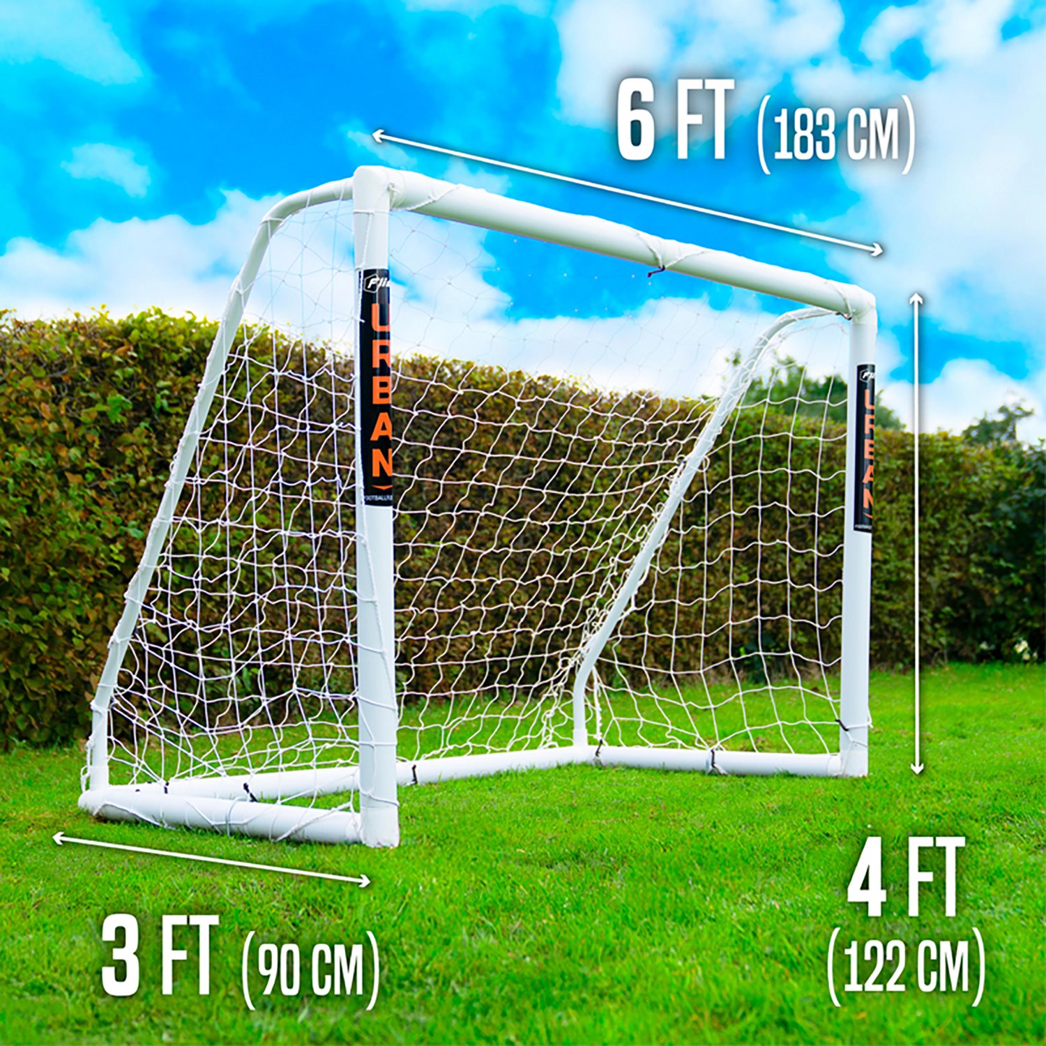 Flick Urban 6 ft x 4 ft UPVC Soccer Match Goal - view number 5