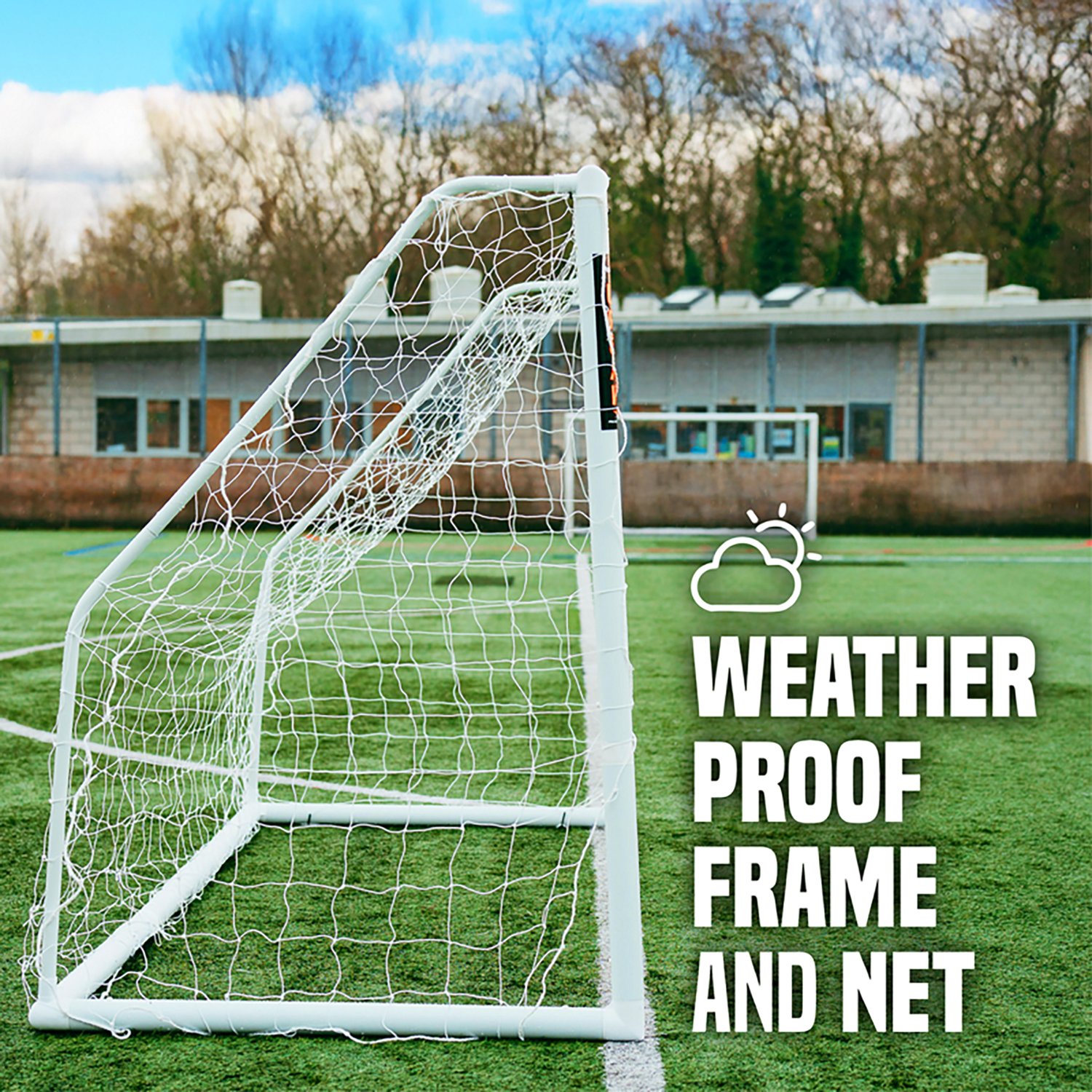 Flick Urban 6 ft x 4 ft UPVC Soccer Match Goal - view number 8