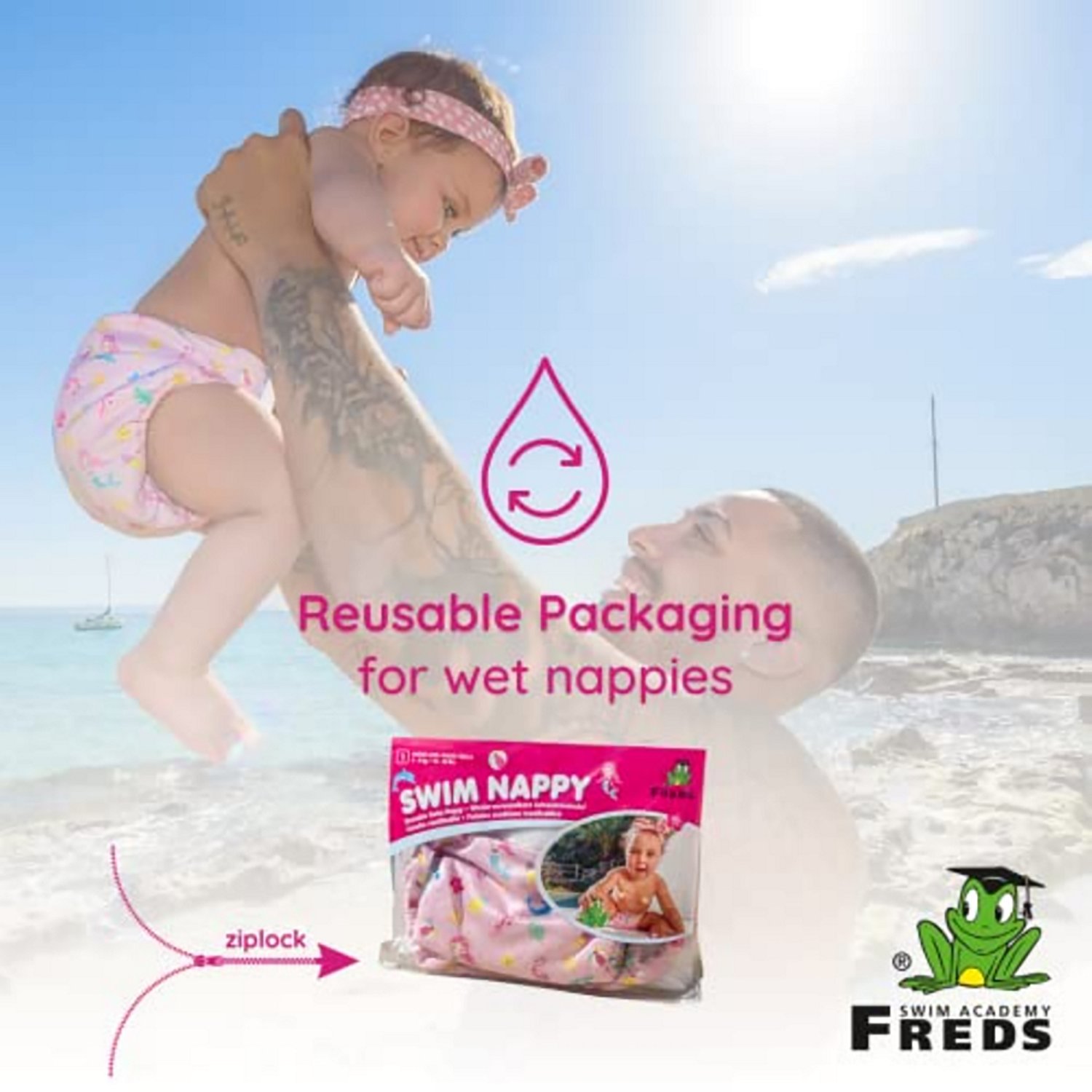 Freds Swim Academy Reusable Swim Nappy - view number 3