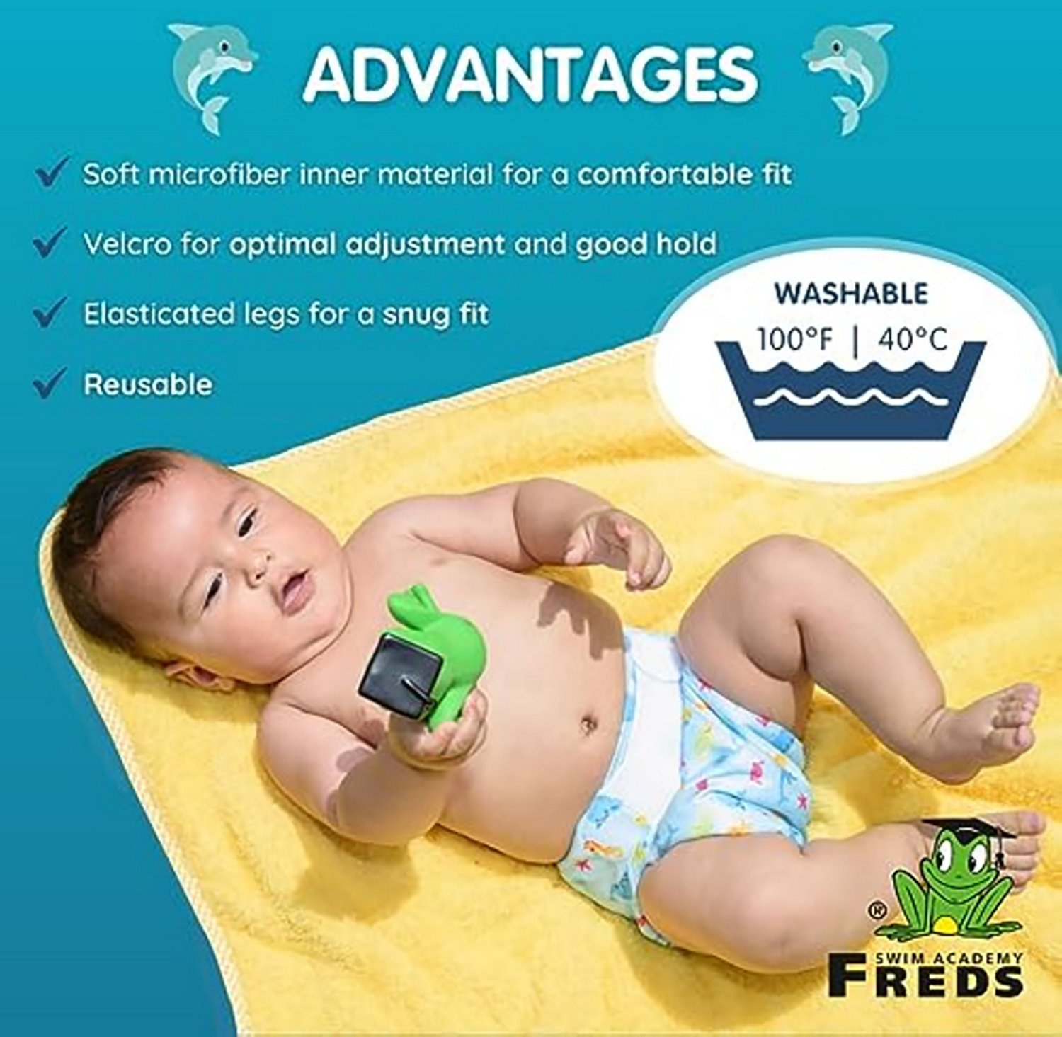 Freds Swim Academy Reusable Swim Nappy - view number 5