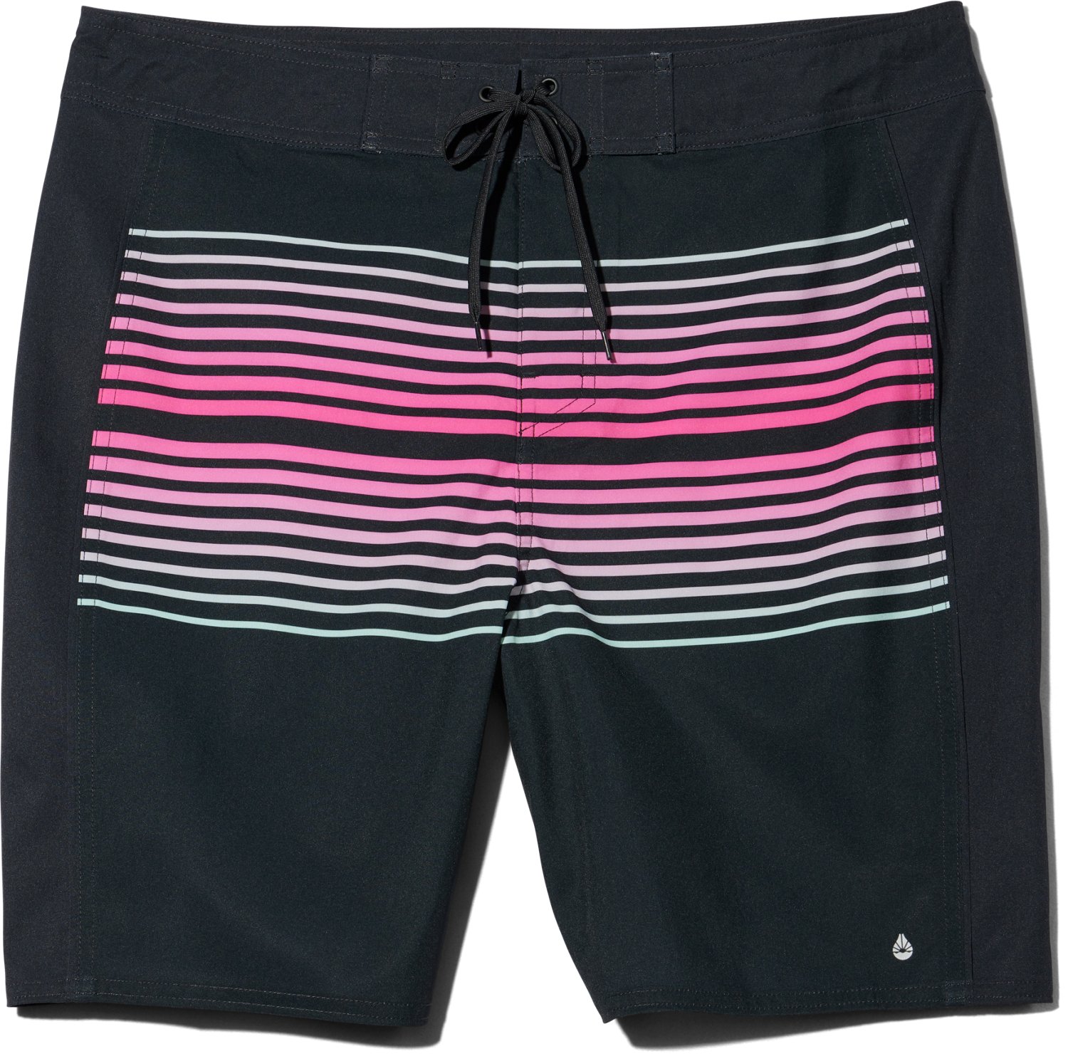 O'Rageous Men's Side Panel Retro Stripe Printed True Boardshorts 8 in. - view number 2