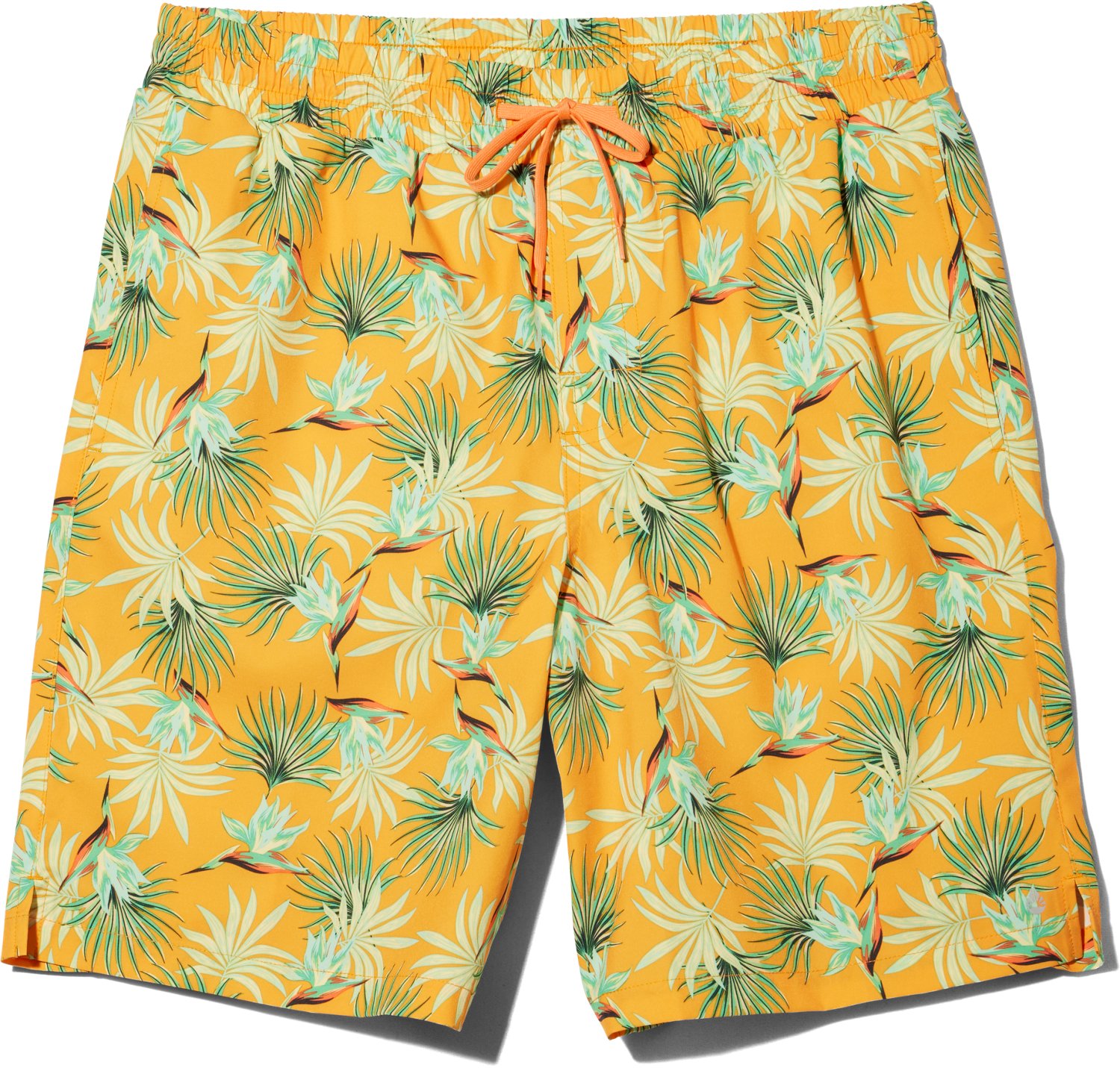 O'Rageous Men's Floral Leaf Printed E Boardshorts with Solid Waistband 8 in.