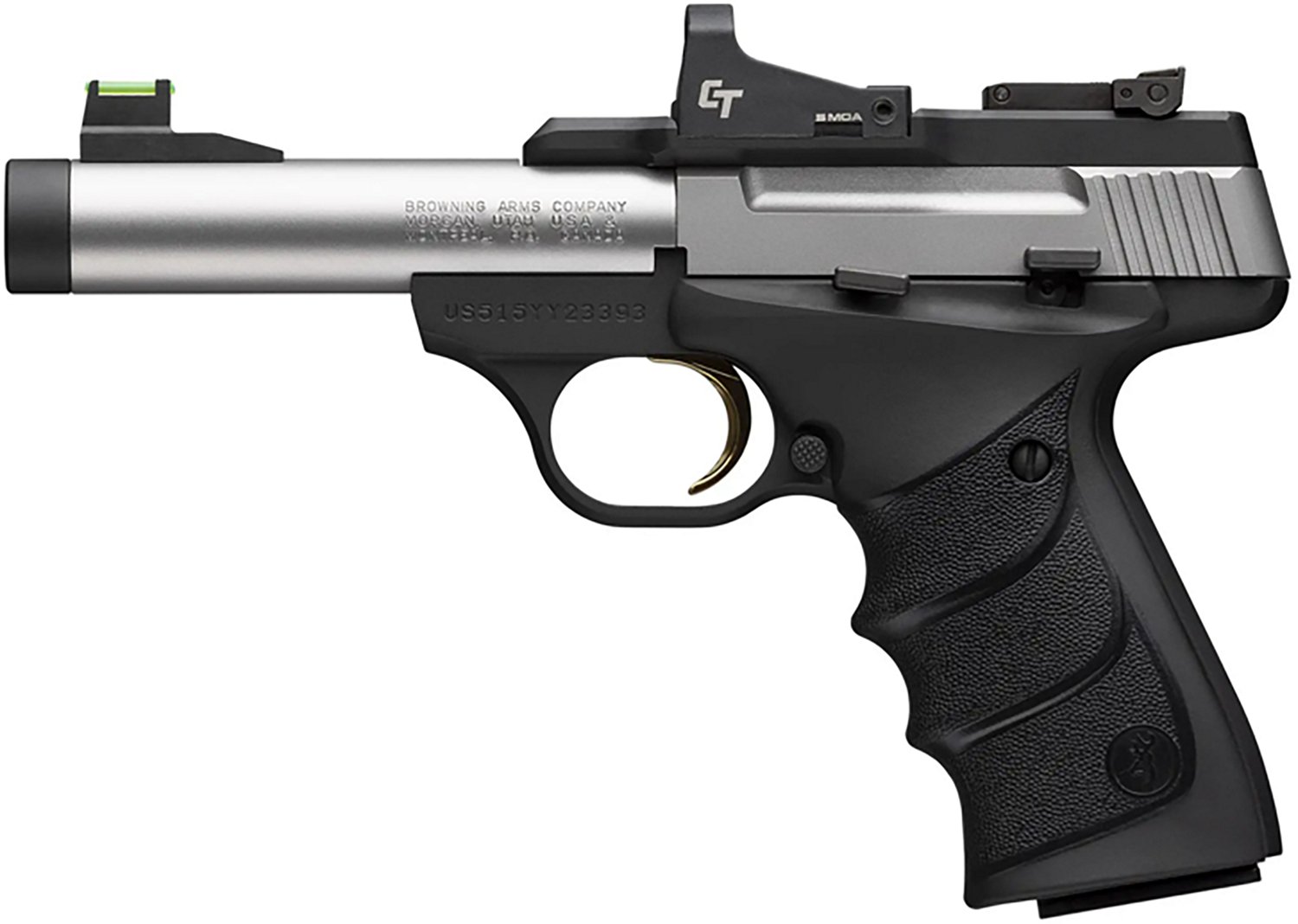 Browning Buck Mark Micro Bull Stainless 22 LR Single Action Pistol - view number 2