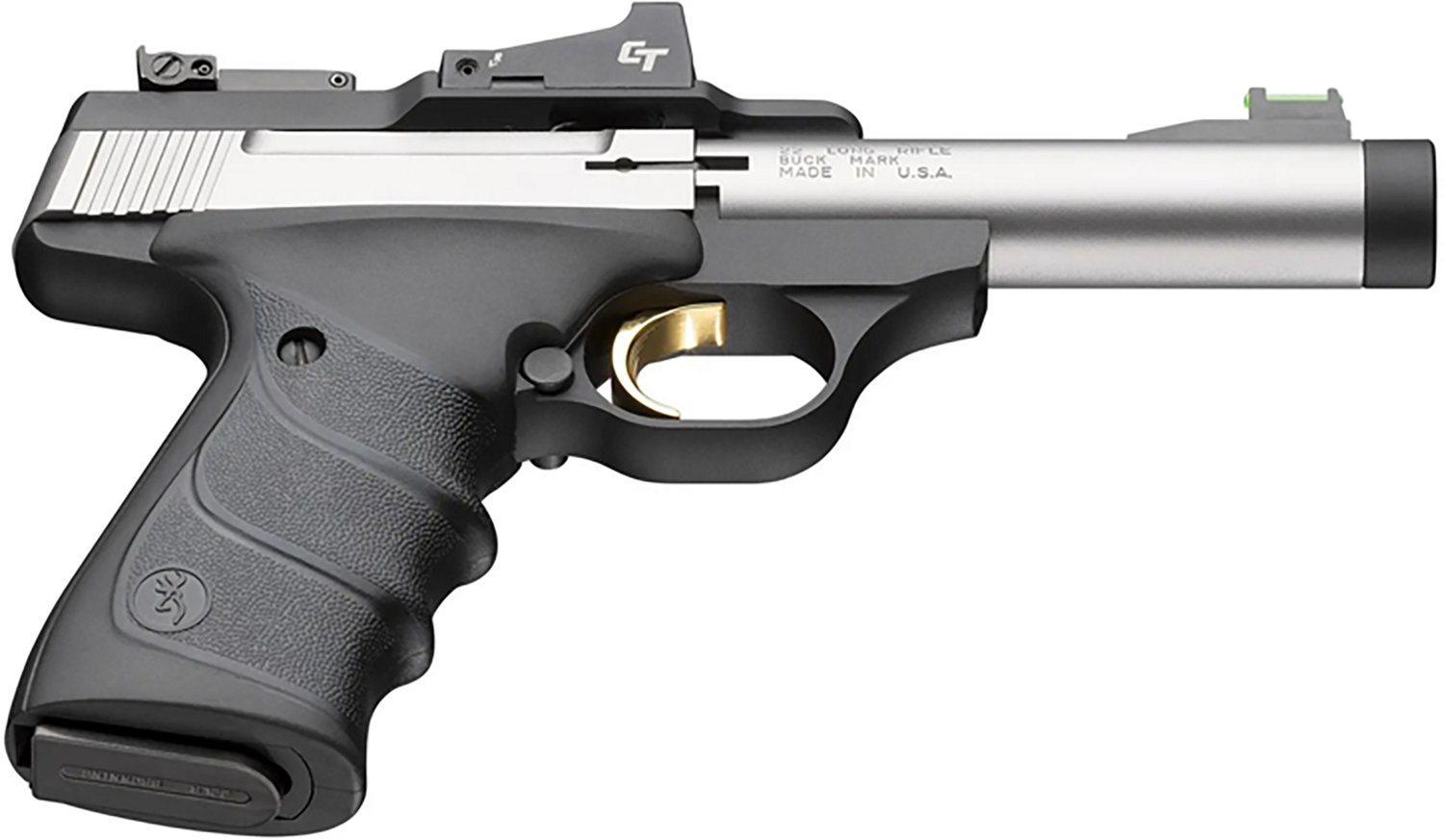 Browning Buck Mark Micro Bull Stainless 22 LR Single Action Pistol - view number 4