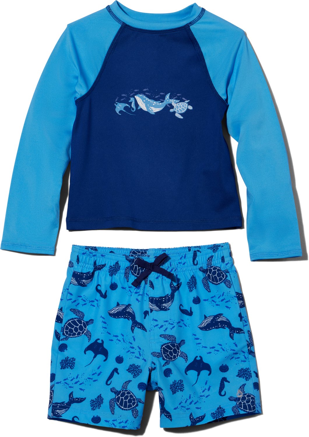 O'Rageous Toddler Boys' Shark Rashguard Set