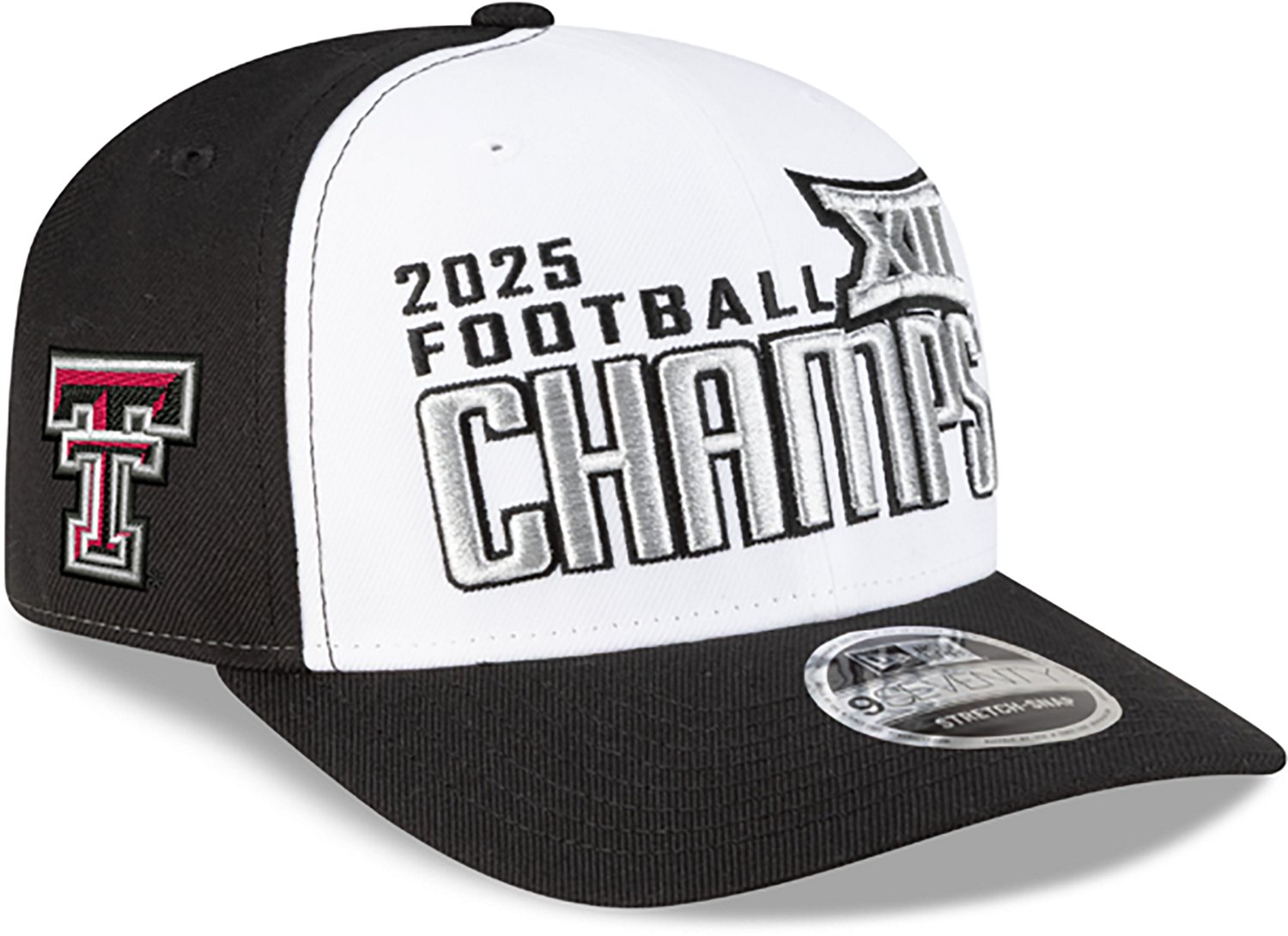 New Era A Texas Tech 2025 Big 12 Champs Locker Room 970 Cap - view number 3
