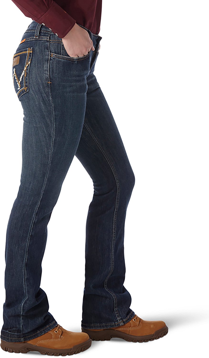 Wrangler Women's Flame-Resistant Retro Mae Regular Fit Bootcut Work Jeans - view number 3