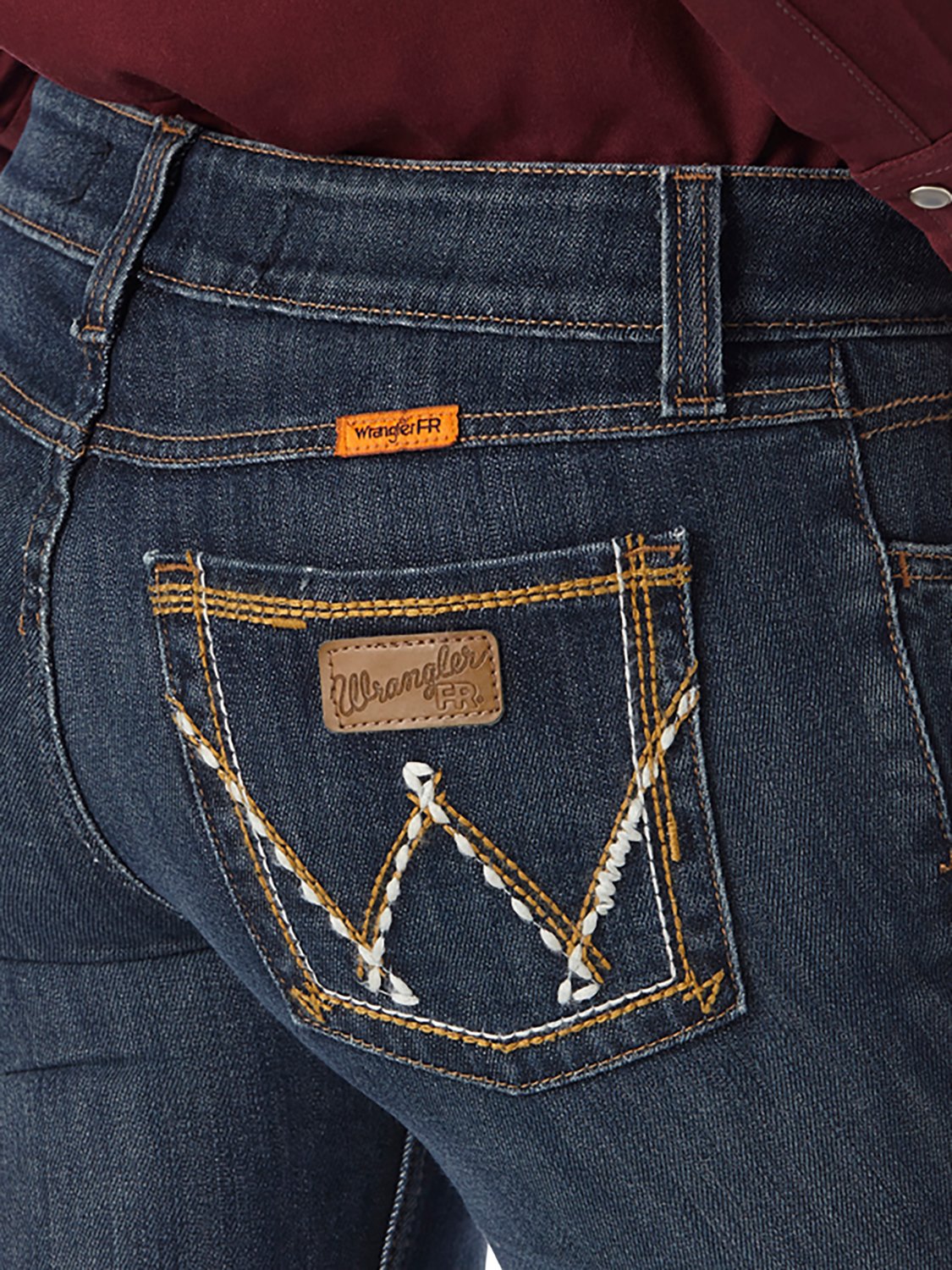 Wrangler Women's Flame-Resistant Retro Mae Regular Fit Bootcut Work Jeans - view number 5