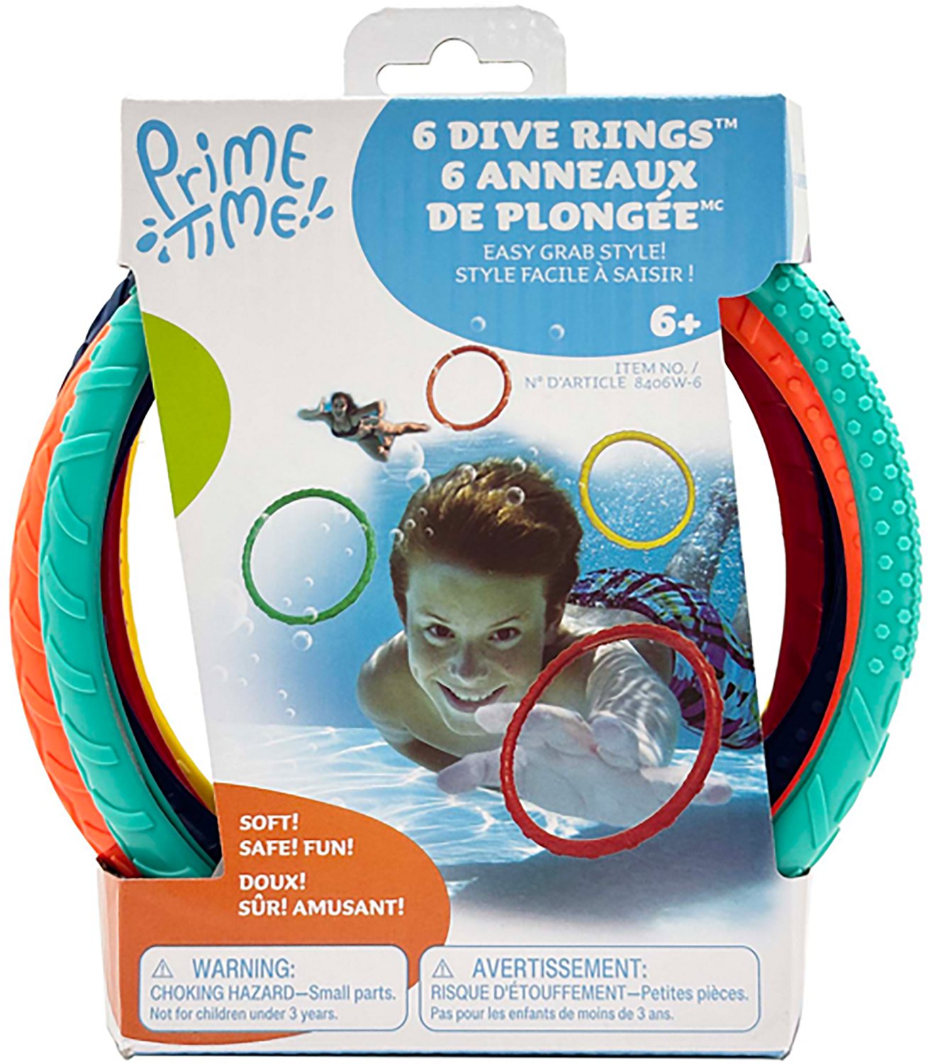 Prime Time Toys, LLC. Dizzy Dive Rings 6-Pack - view number 3