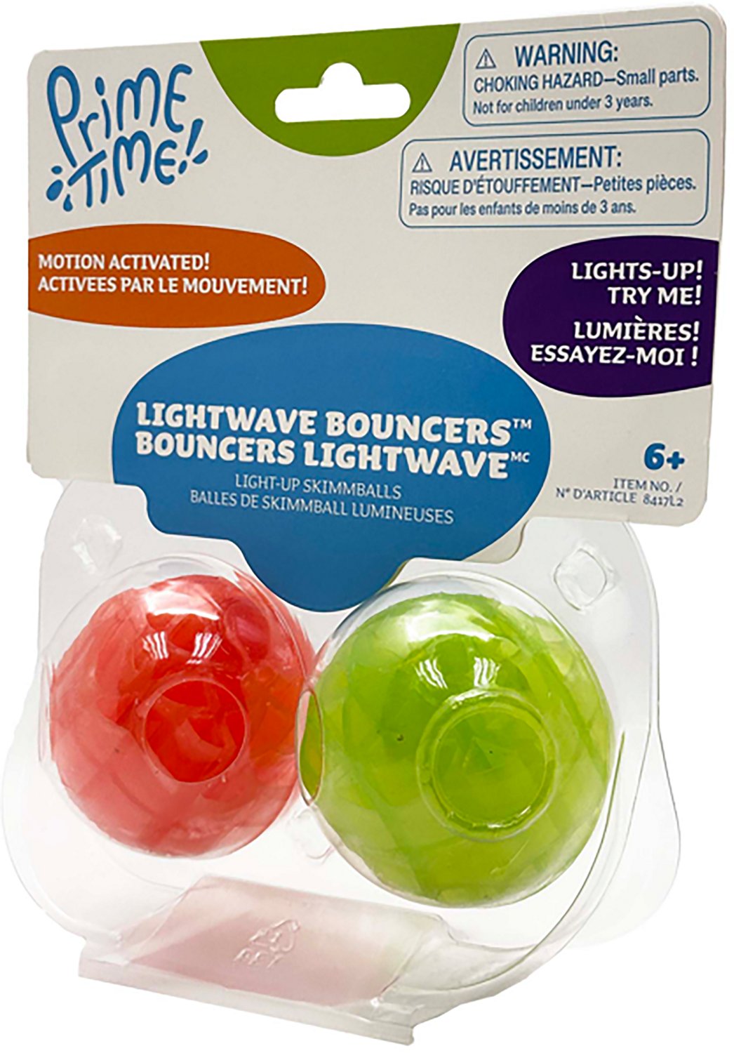 Prime Time Toys, LLC. Lightwave Bouncers Light-up Skimmballs 2-Pack - view number 3