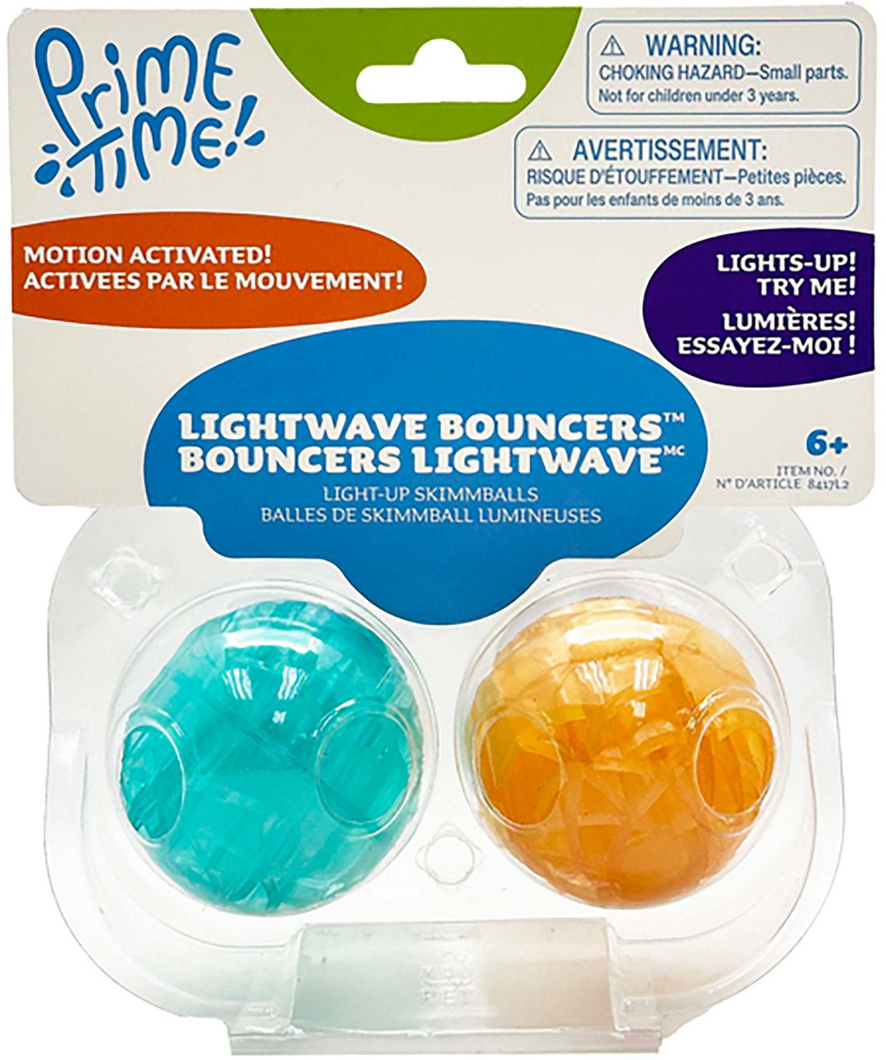 Prime Time Toys, LLC. Lightwave Bouncers Light-up Skimmballs 2-Pack - view number 5