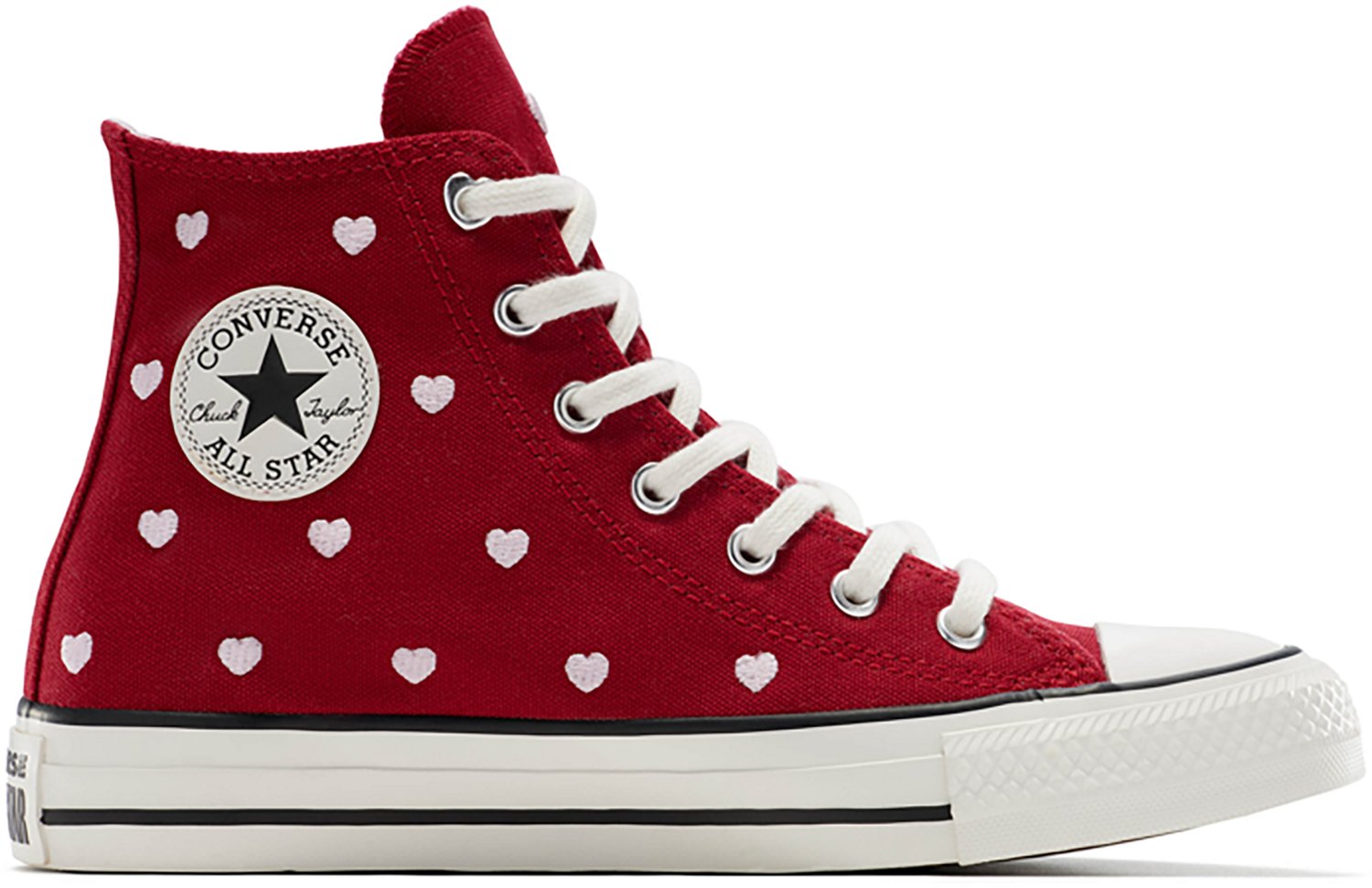 Converse Kids' Chuck Taylor All Star Embroidered Hearts Shoes