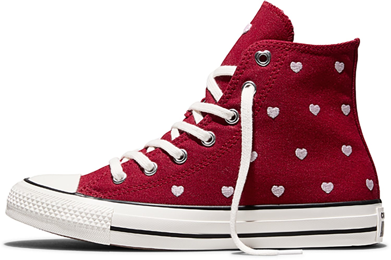 Converse Kids' Chuck Taylor All Star Embroidered Hearts Shoes - view number 2