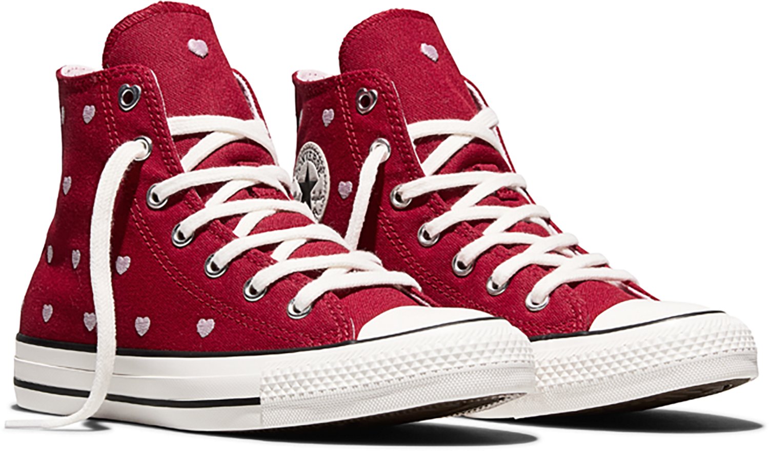 Converse Kids' Chuck Taylor All Star Embroidered Hearts Shoes - view number 3