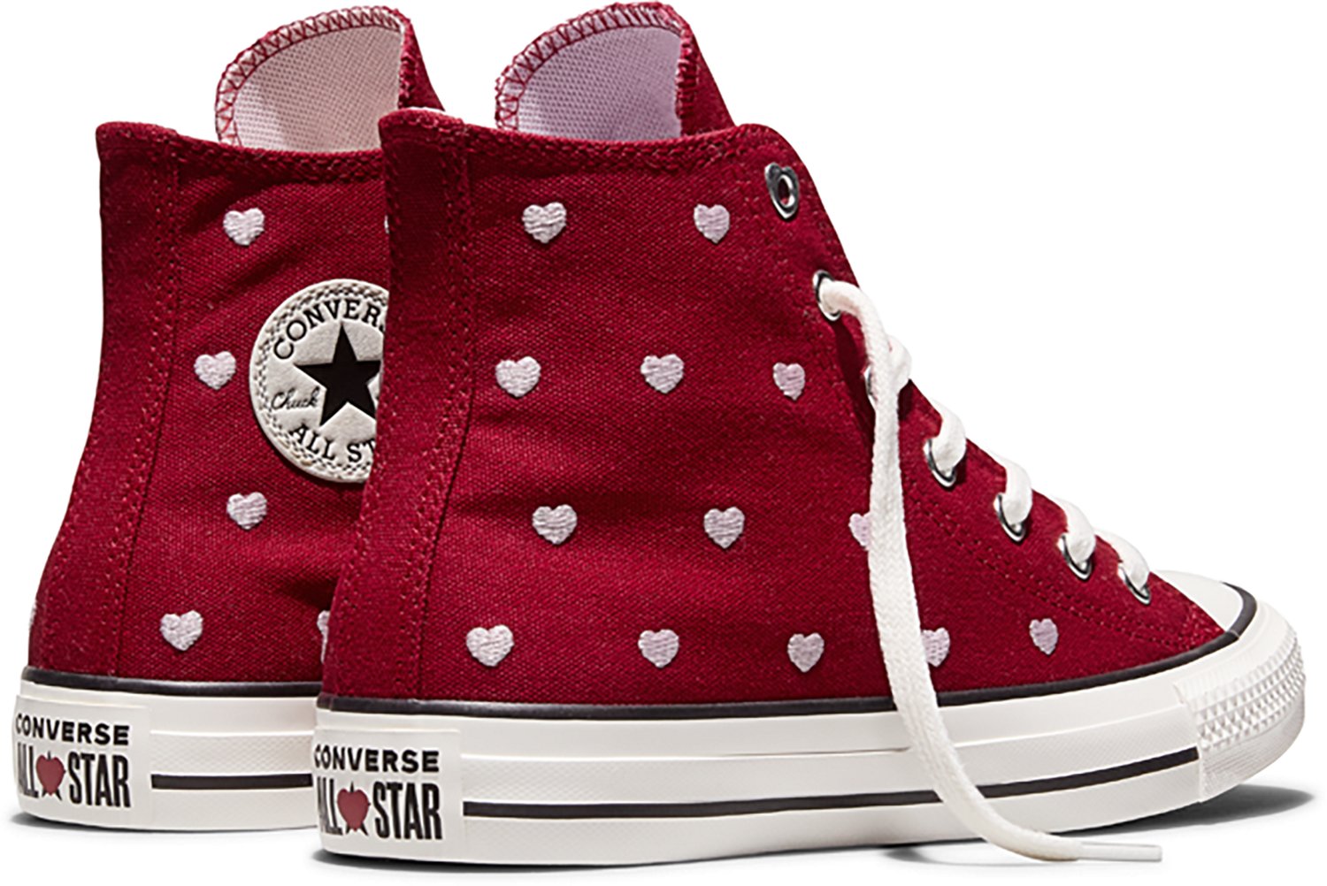 Converse Kids' Chuck Taylor All Star Embroidered Hearts Shoes - view number 4
