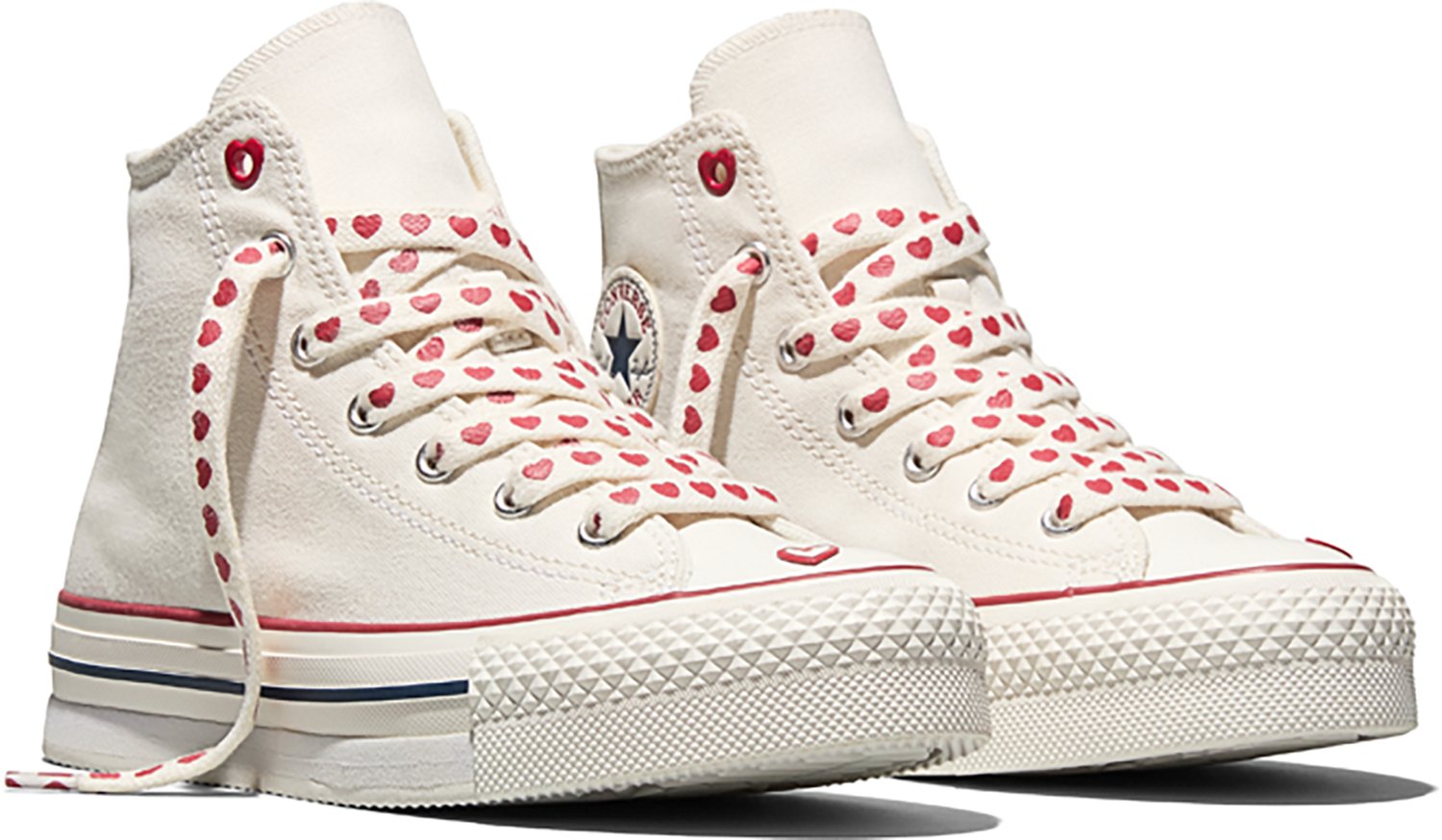 Converse Kids' Chuck Taylor All Star EVA Lift Hearts Shoes - view number 3