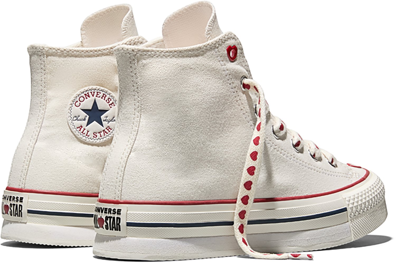Converse Kids' Chuck Taylor All Star EVA Lift Hearts Shoes - view number 4