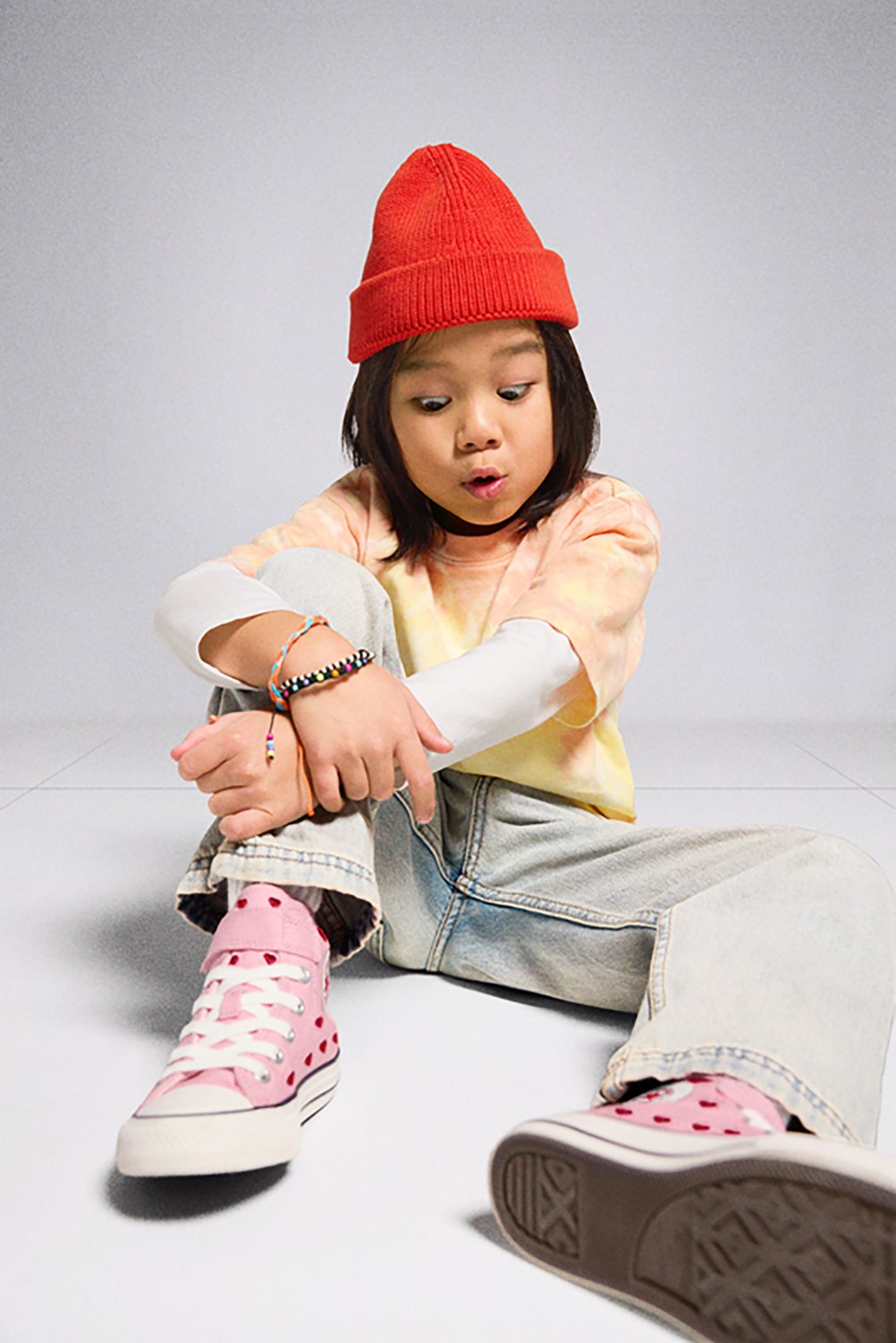 Converse Kids' Chuck Taylor All Star Hearts & Roses Easy On Shoes - view number 8