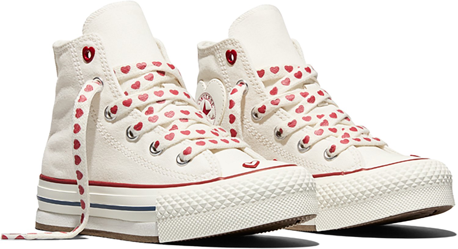 Converse Kids Pre School Chuck Taylor All Star EVA Lift Hearts Shoes - view number 3