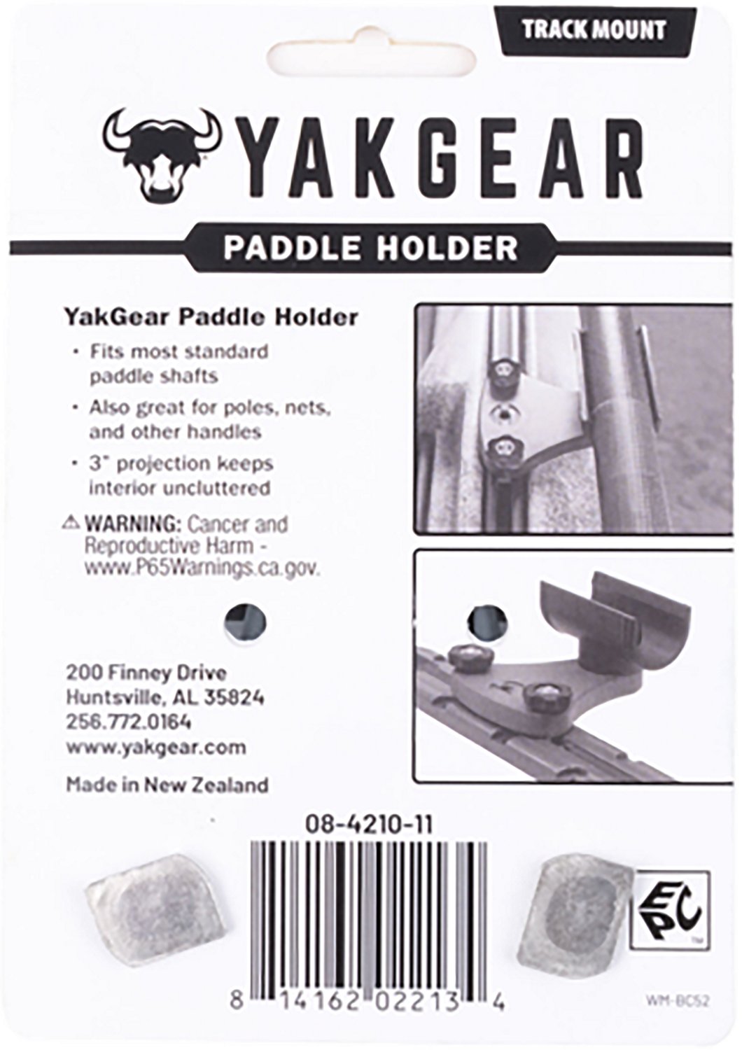 Yak-Gear Track Mount Paddle Clip - view number 4