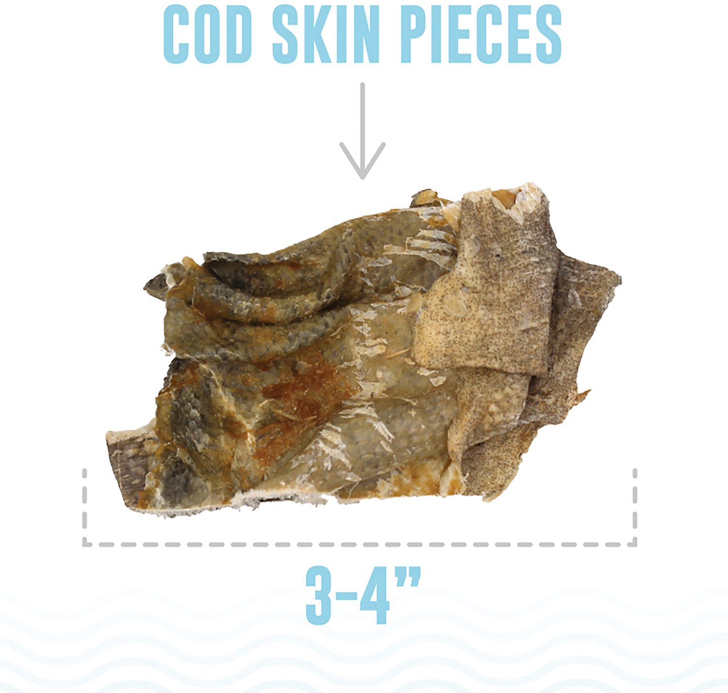 Icelandic+ 8 oz Cod Skin Mixed Pieces Dog Treats - view number 3