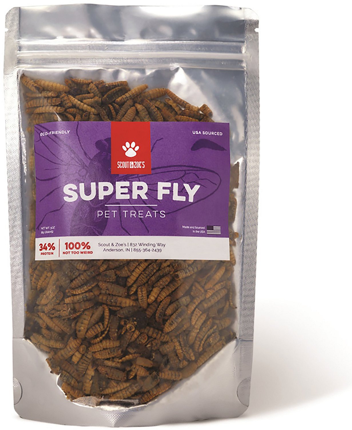 Scout & Zoe's 3 oz Super Fly Larvae