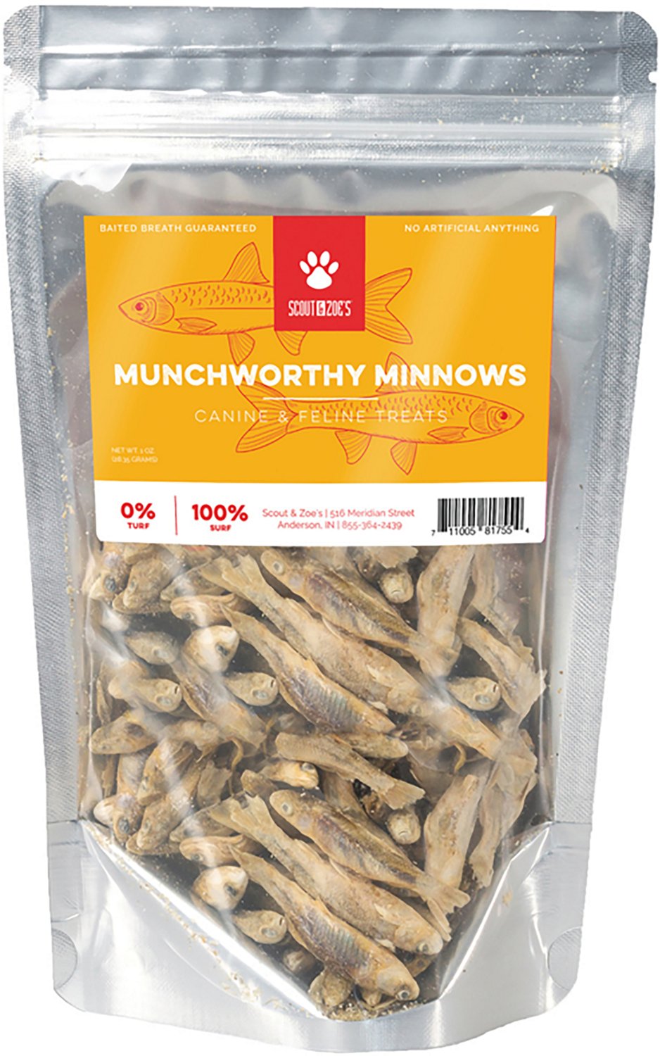 Scout & Zoe's 1 oz Munchworthy Minnows Dog Treats