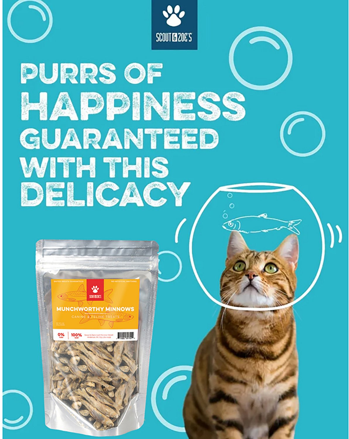 Scout & Zoe's 1 oz Munchworthy Minnows Dog Treats