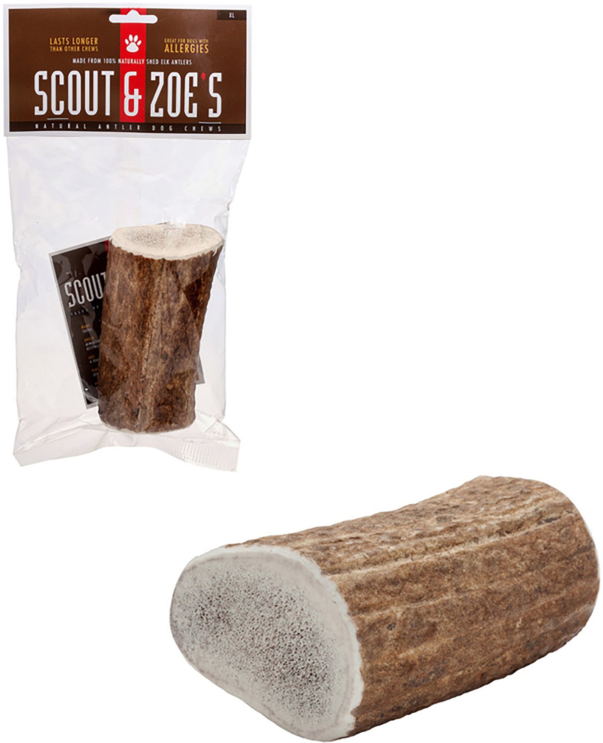 Scout & Zoe's Extra Large Elk Antler Dog Chews - view number 5