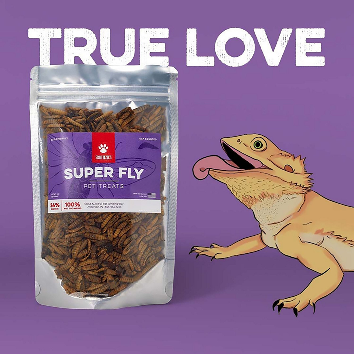 Scout & Zoe's 10 oz Super Fly Swarm Trio Larvae Jerky Topper 3-Pack - view number 6