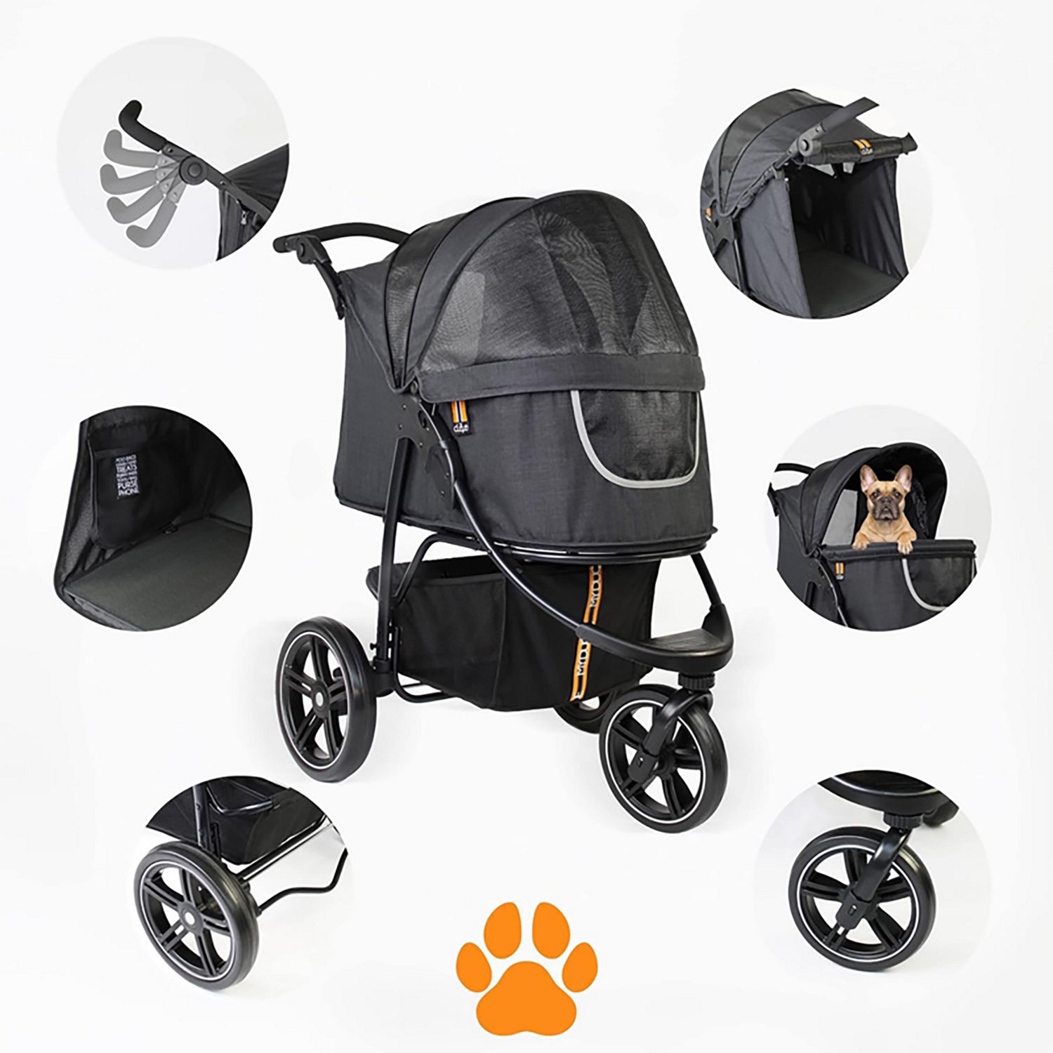 My Duque Pet 3-Wheel Stroller - view number 3