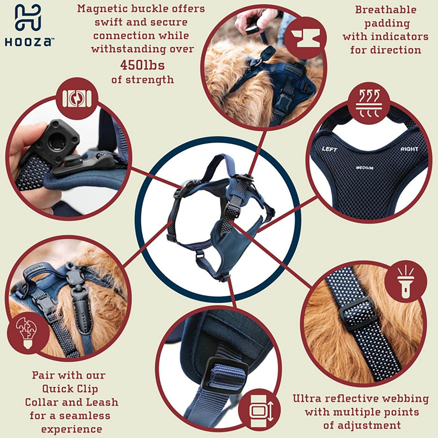 Hooza Quick Clip Control Harness - view number 2