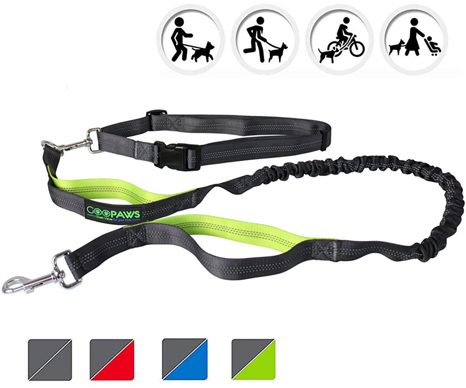 Jespet & Goopaws Hands-Free Bungee Dog Leash - view number 7