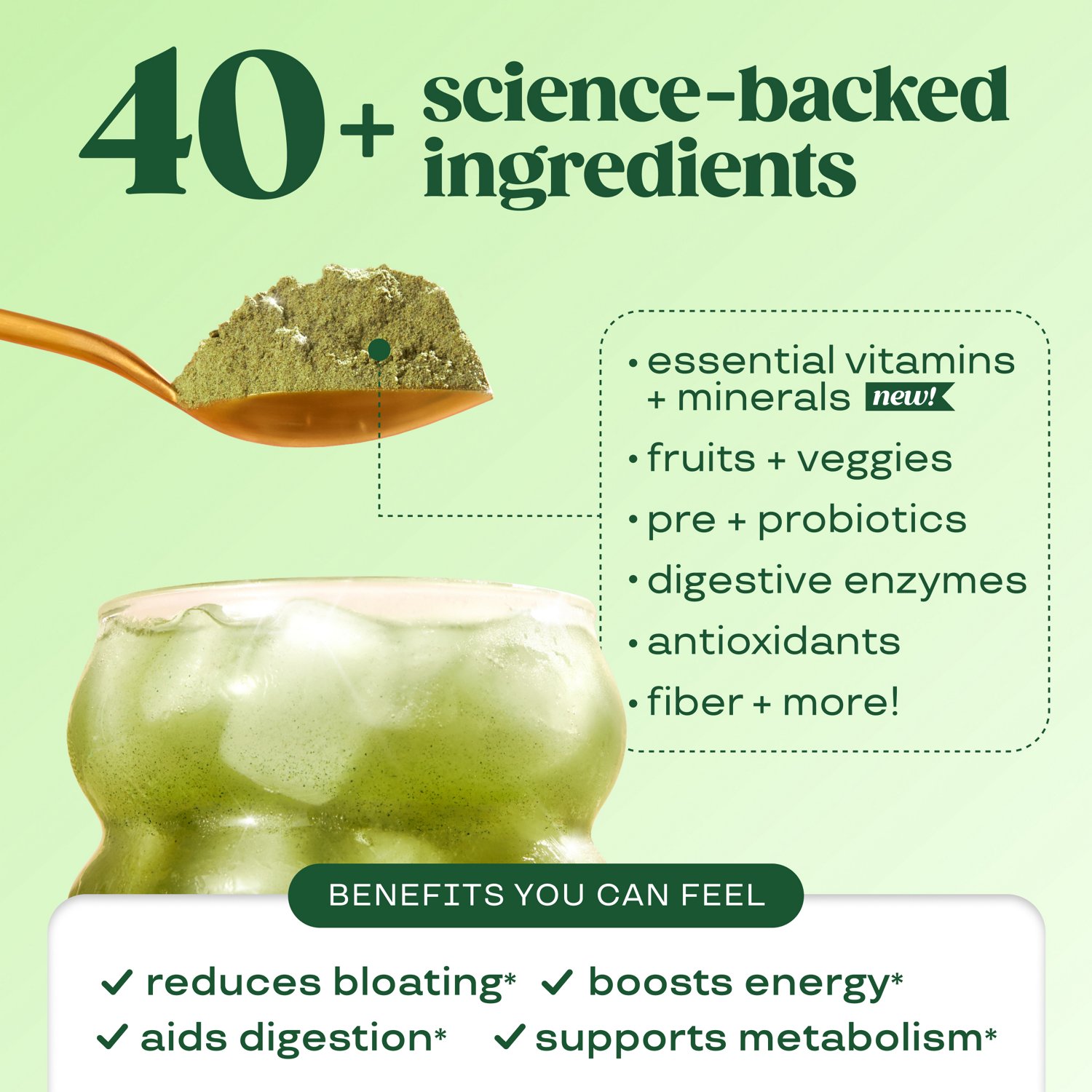 Bloom Nutrition Greens and Superfoods Powder - 25 Servings - view number 6