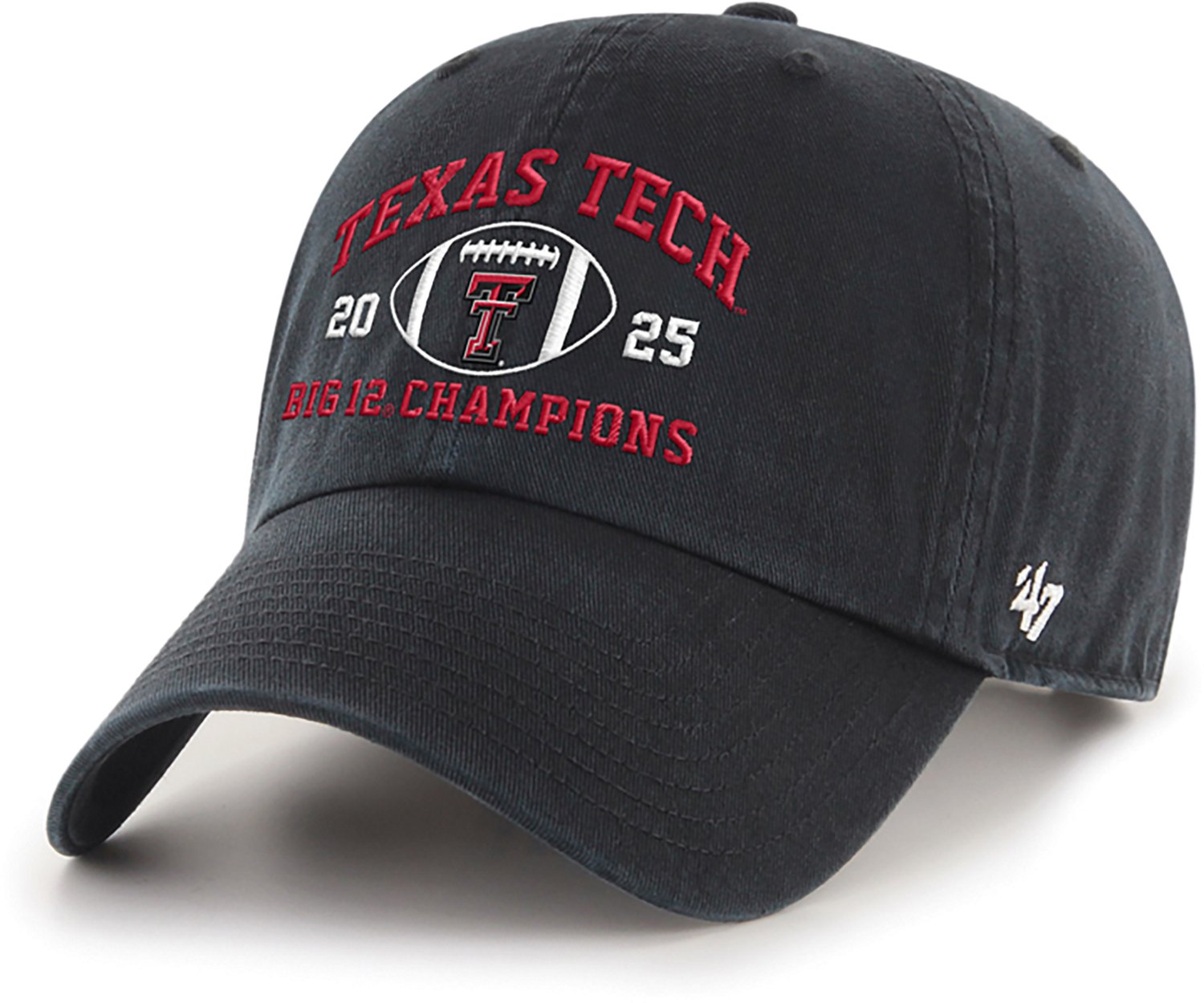 '47 Adults' University of Texas Tech 2025 Big 12 Champions Clean Up Cap - view number 2