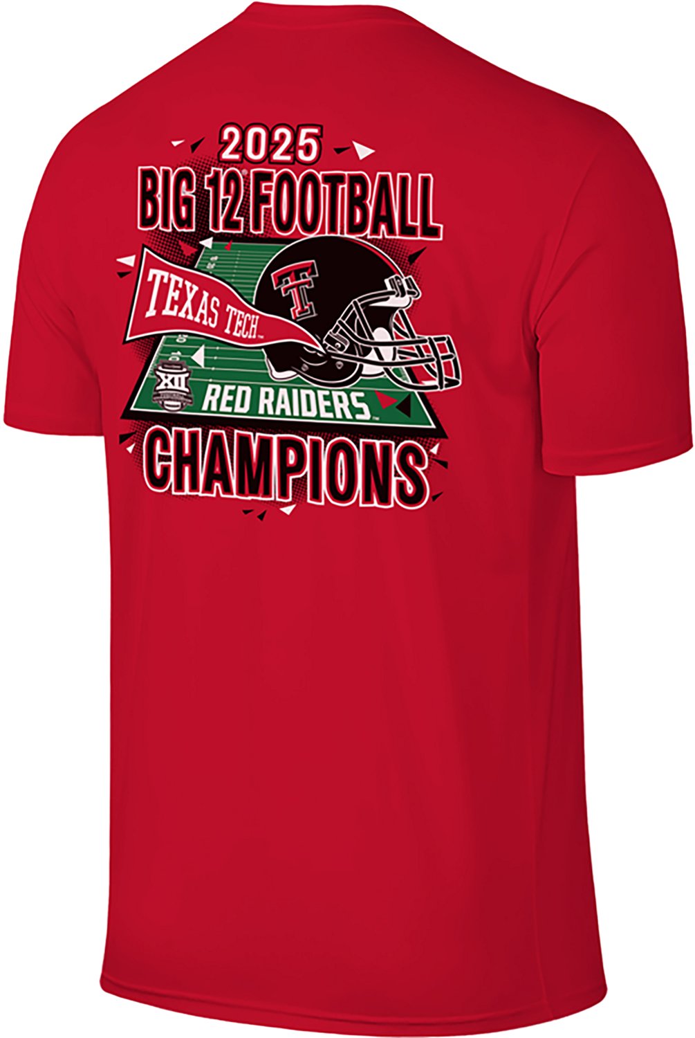 The Victory Men’s Texas Tech University 2025 Big 12 Champs Helmet DS T-shirt - view number 3