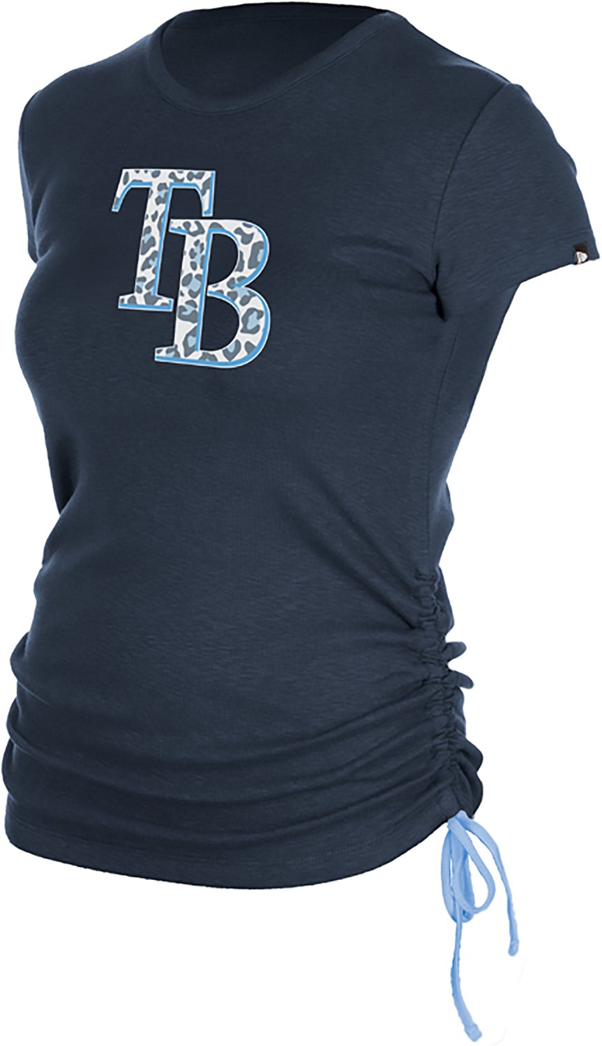 New Era Women's Tampa Bay Rays Short Sleeve Ruched Side T-shirt