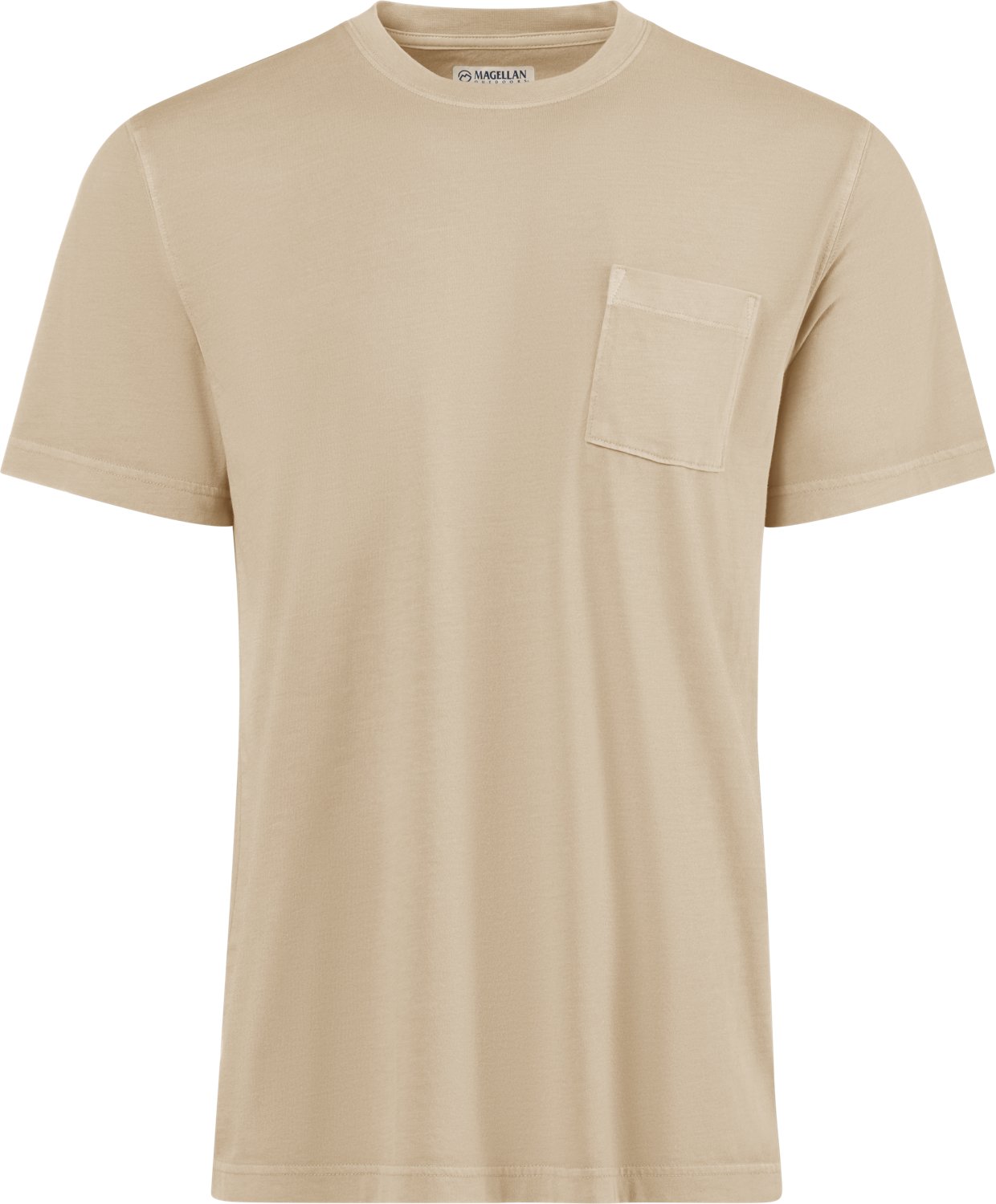 Magellan Outdoors Men's Shore & Line Washed Short Sleeve Pocket T-shirt - view number 3