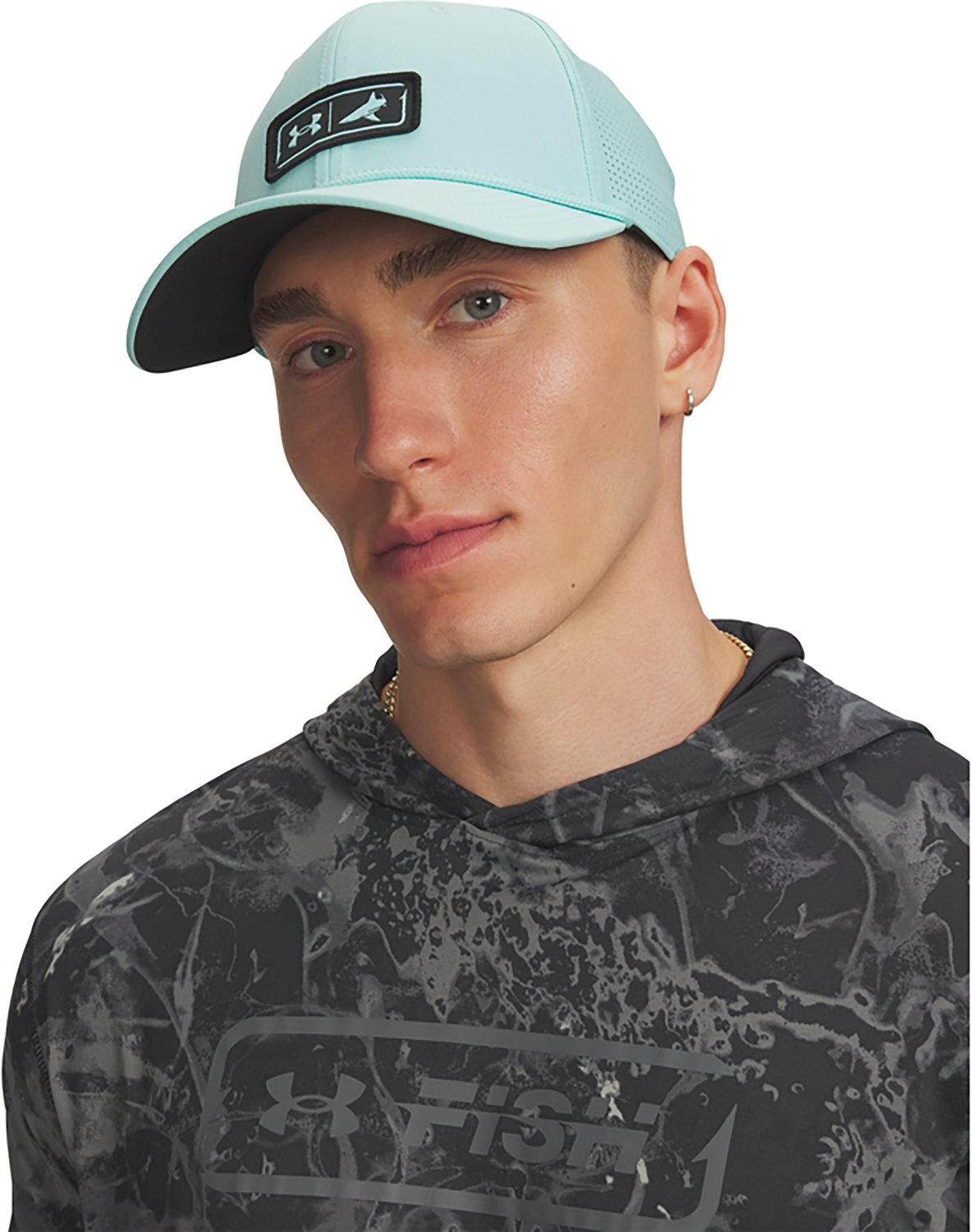 Under Armour Men's BTH X FISH MID TRK Hat