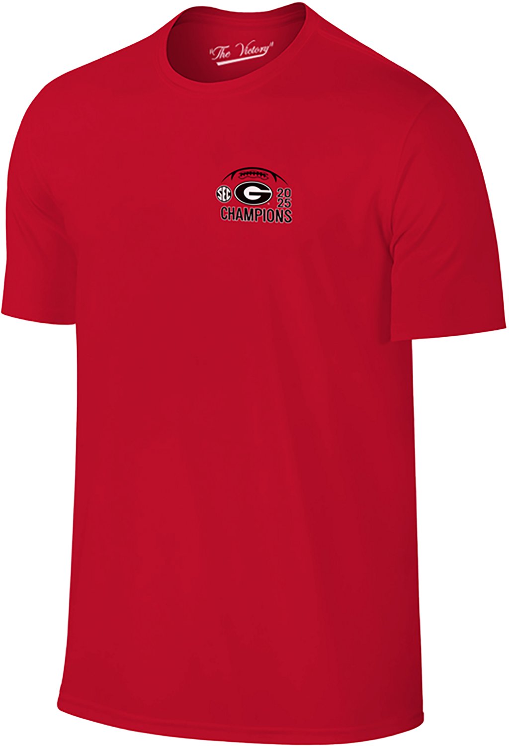 WILDCAT RETRO Men's University of Georgia 2025 SEC Champions Helmet Short Sleeve T-Shirt - view number 2
